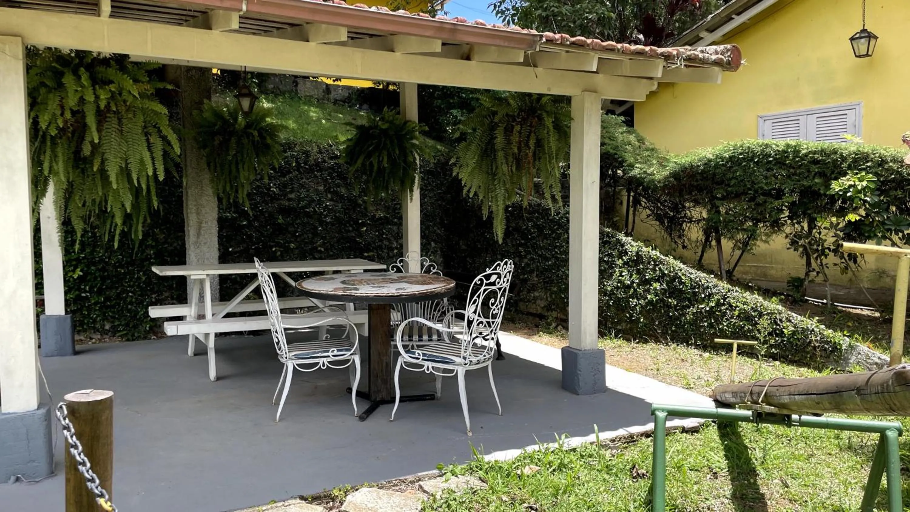 Seating area in Pousada Sitio Sossego