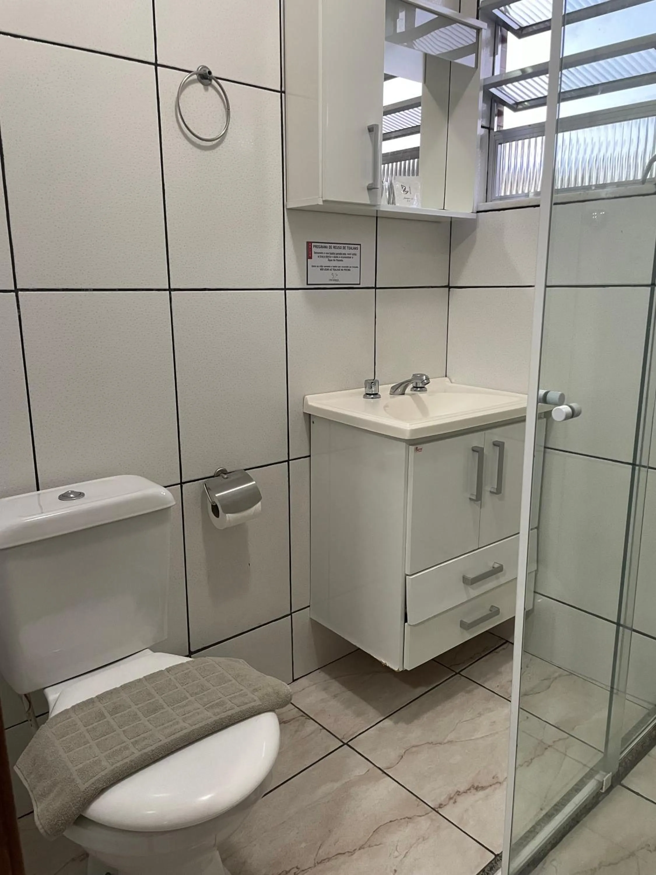 Bathroom in Pousada Sitio Sossego