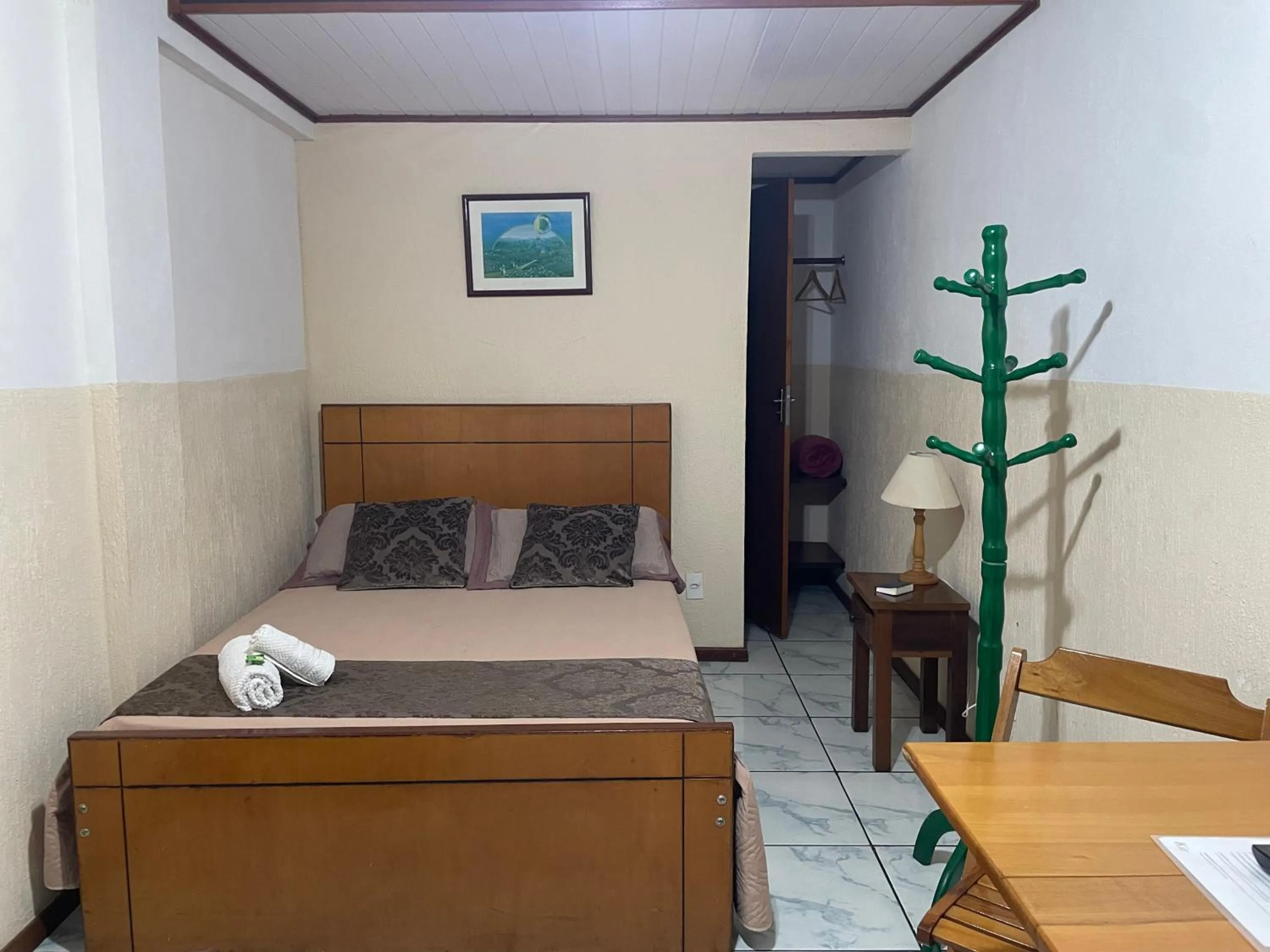 Bed in Pousada Sitio Sossego