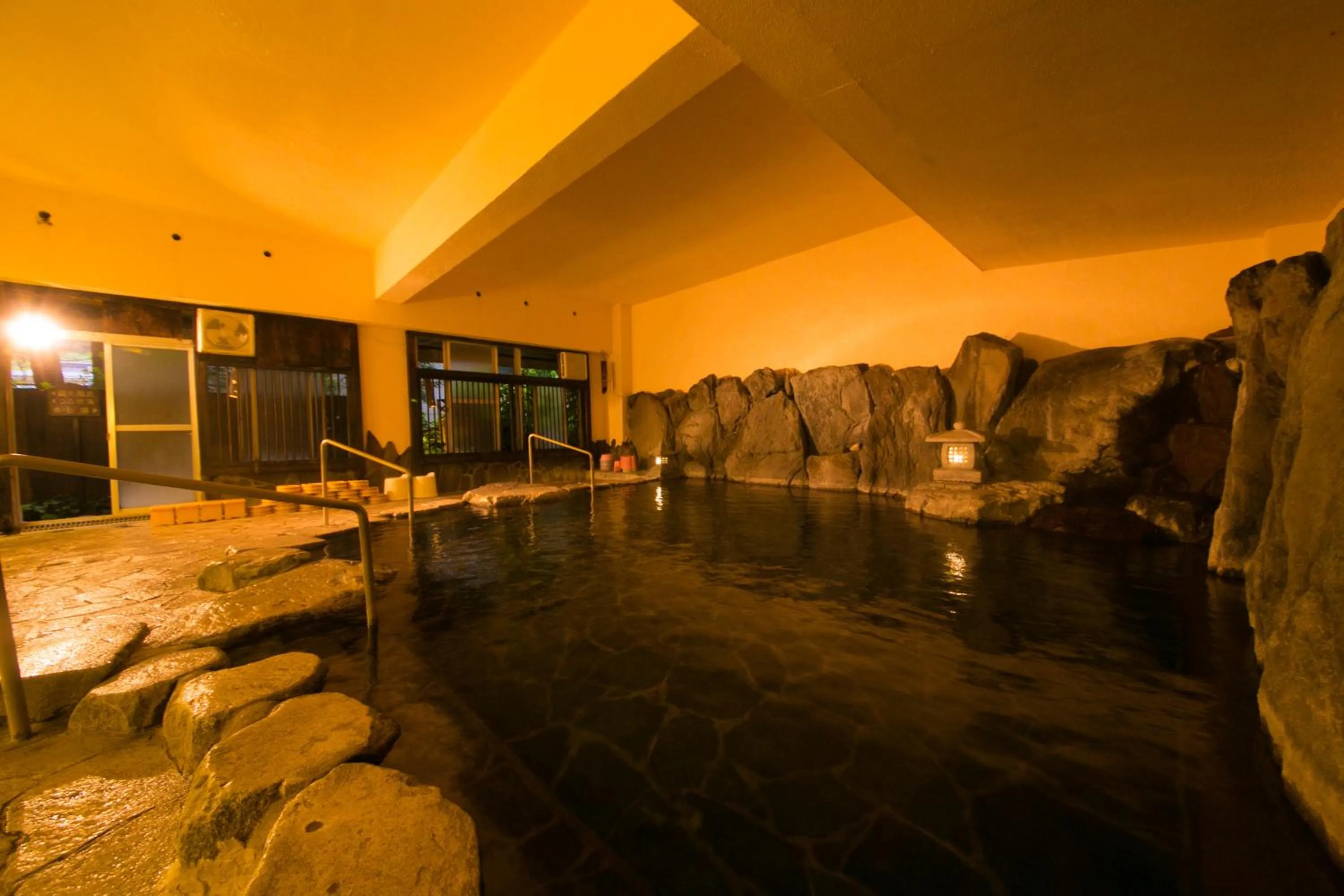 Hot Spring Bath in Kinosato Yamanoyu