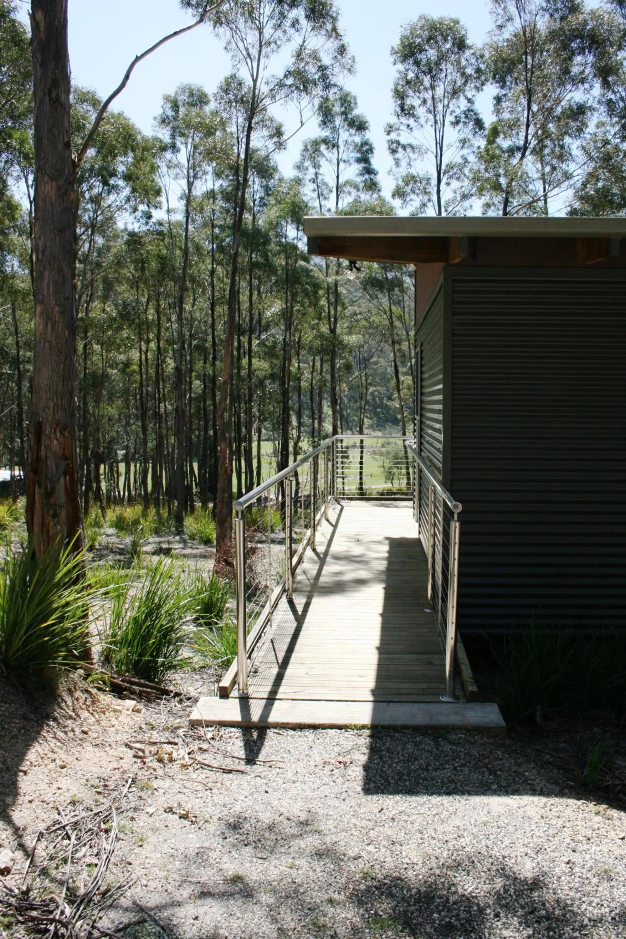 Balcony/Terrace in Craggy Peaks Wilderness Cabins