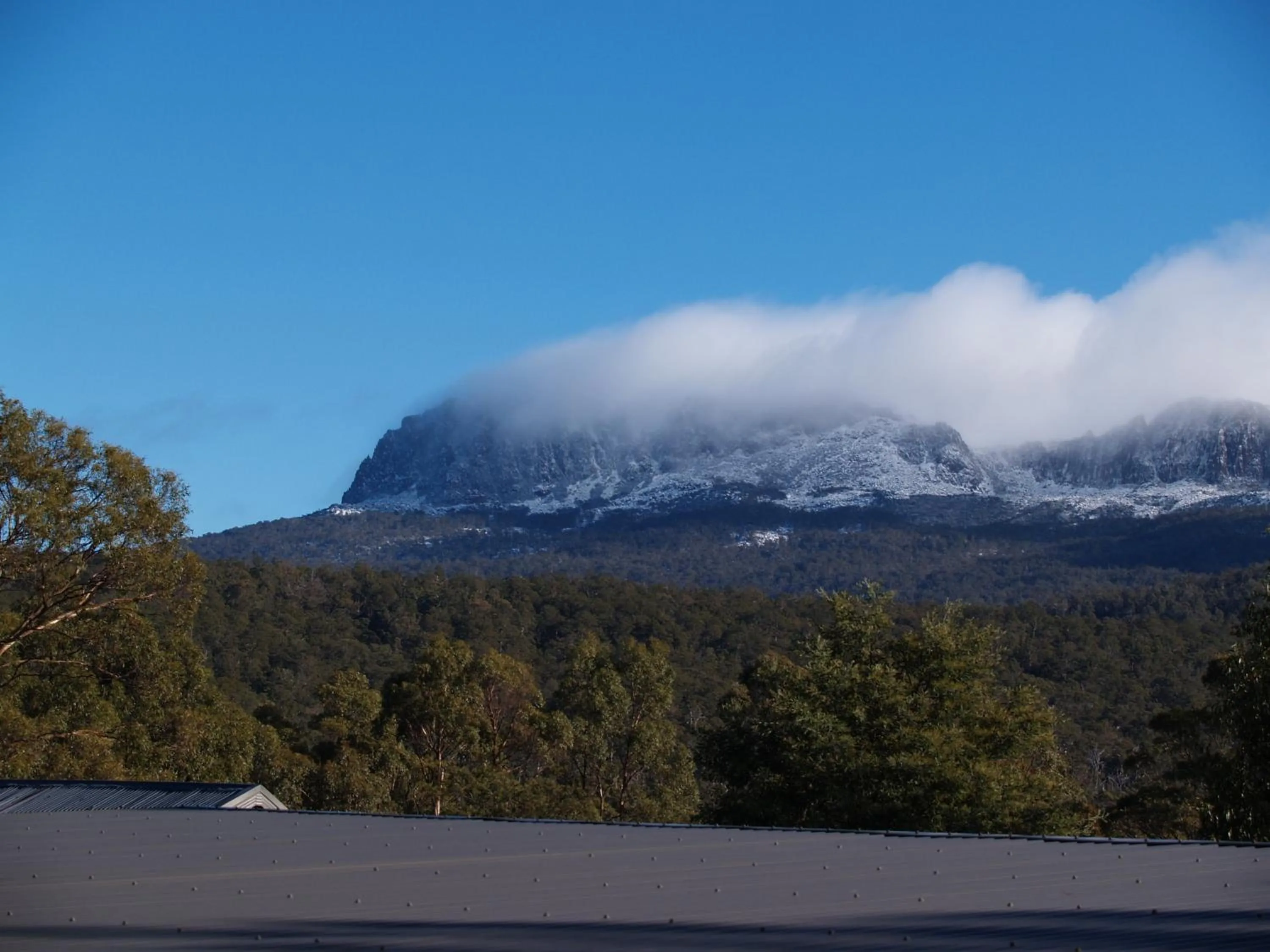 Landmark view in Craggy Peaks Wilderness Cabins