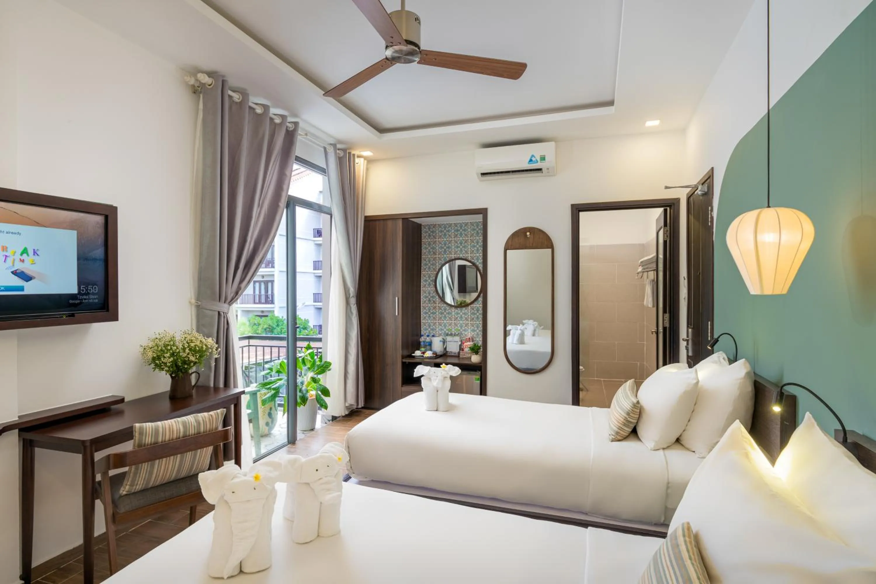 Balcony/Terrace, Bed in Volar Hoi An