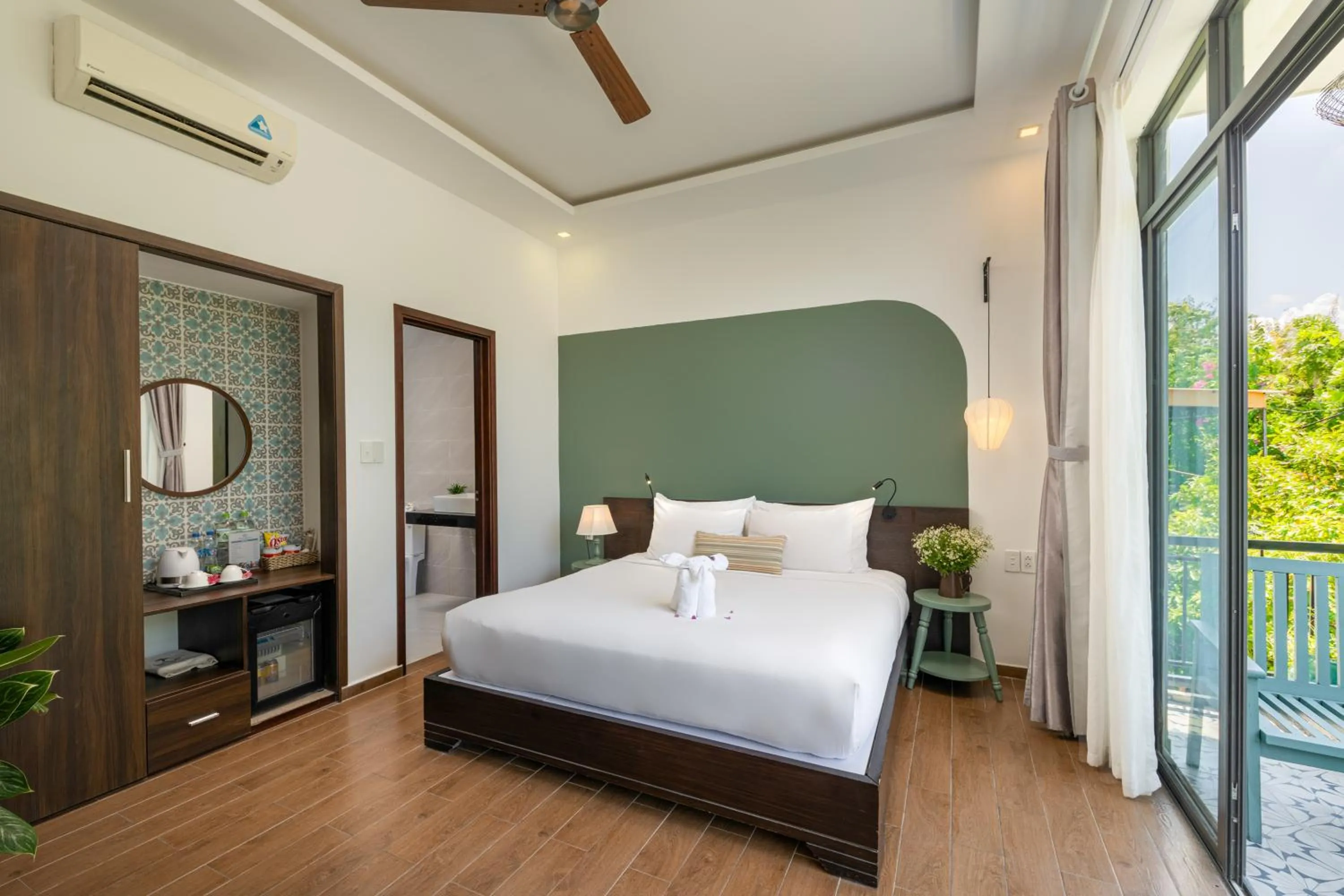 Balcony/Terrace, Bed in Volar Hoi An