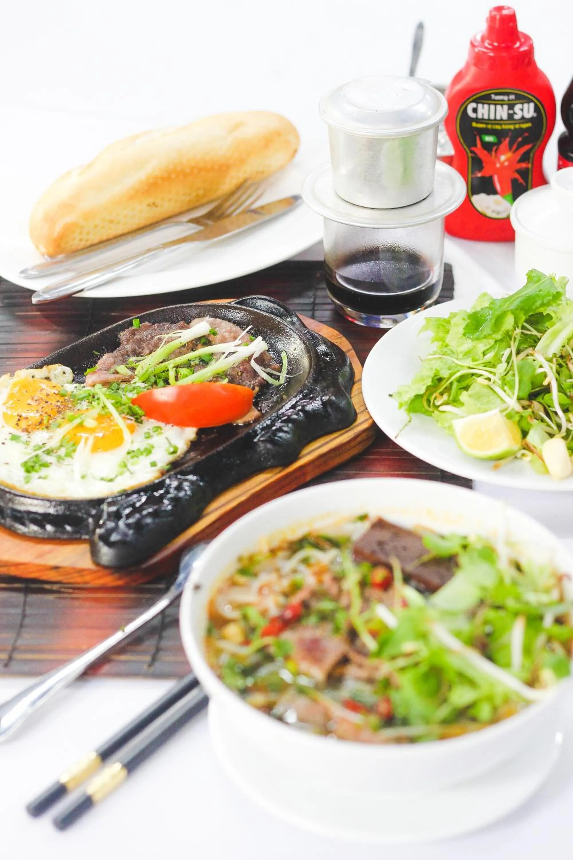 Breakfast in Hoa Binh Hotel