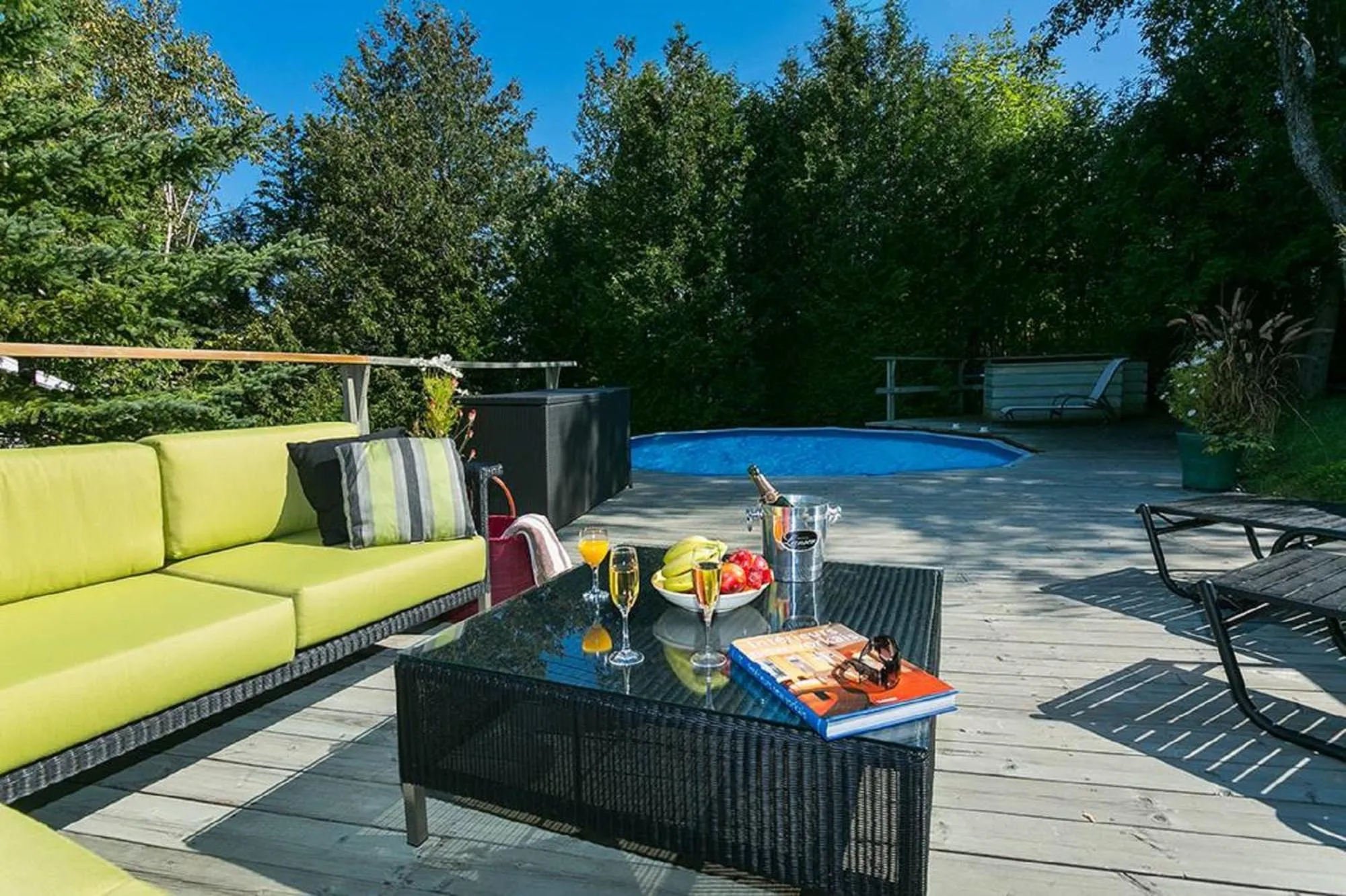 Patio in 241 - La Côte Fleurie - Les Immeubles Charlevoix