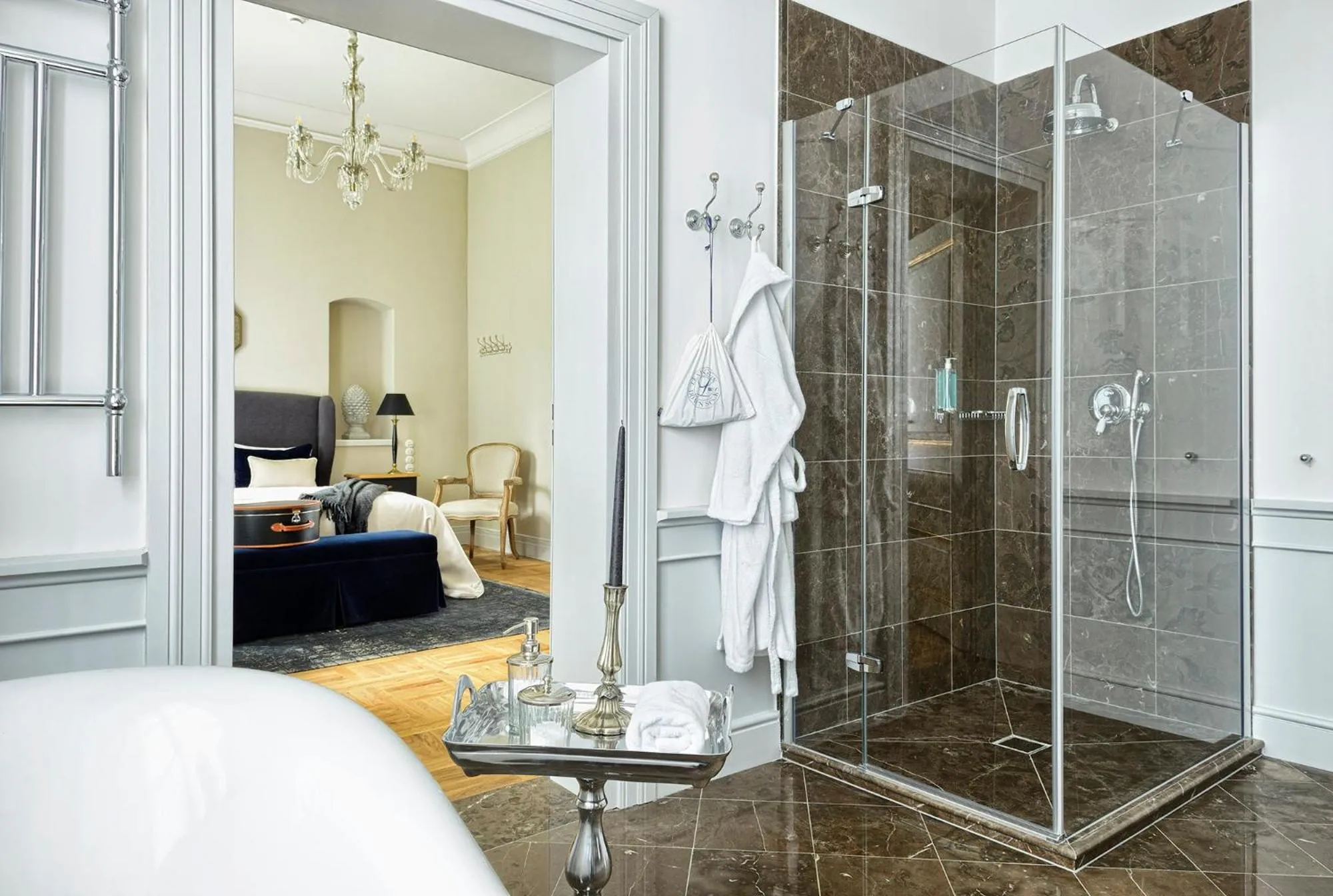 Shower, Bed in Zamek Janów Podlaski