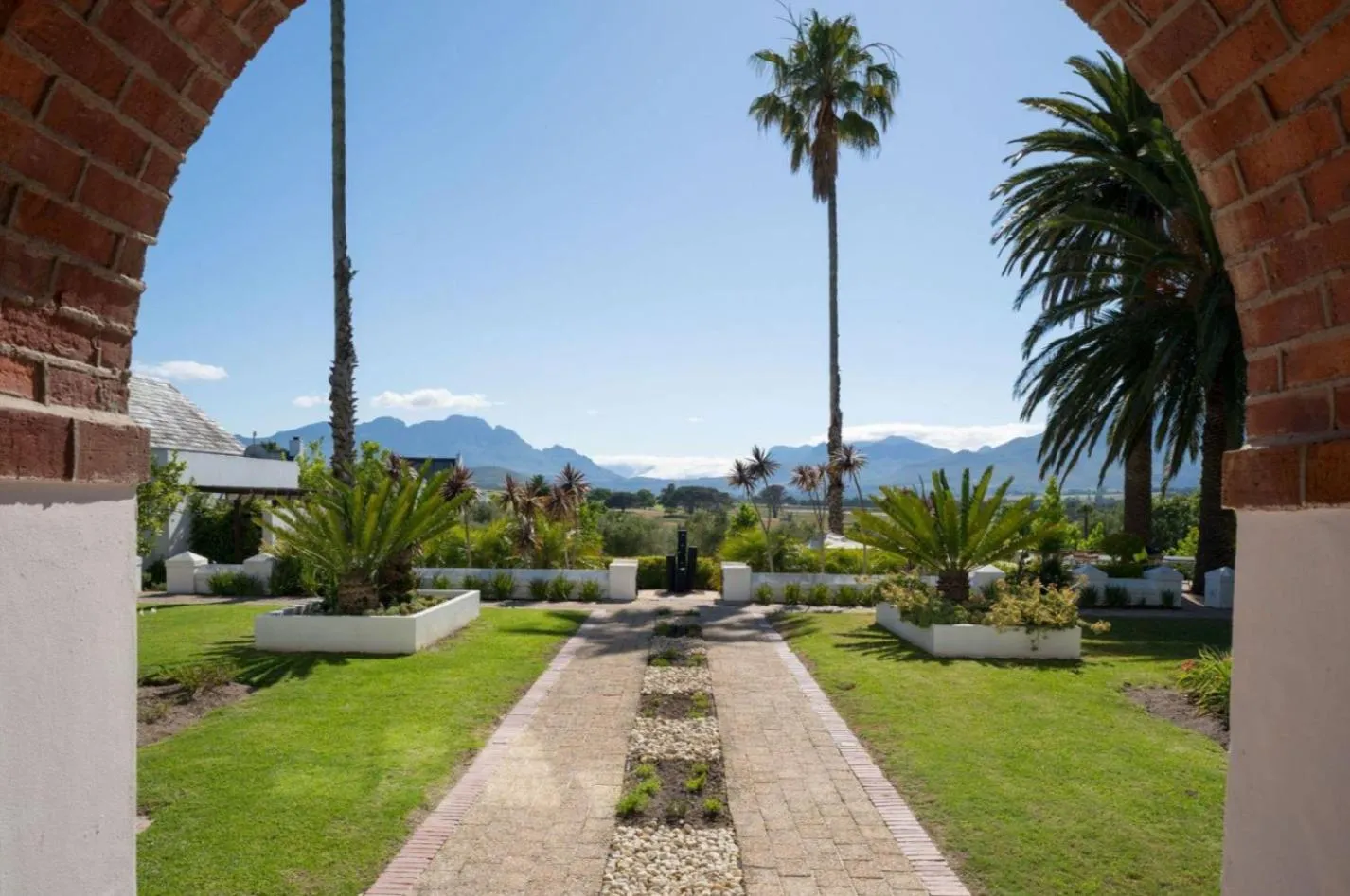 Garden in Wild Mushroom Country House
