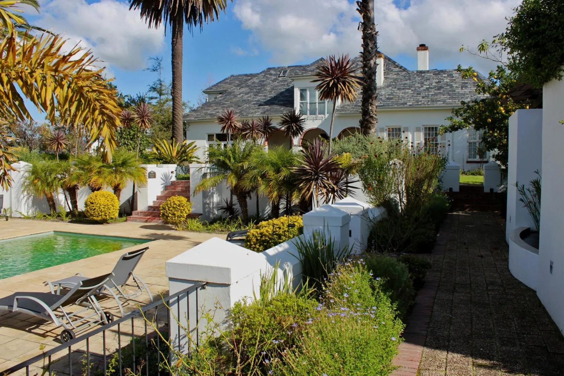 Garden in Wild Mushroom Country House