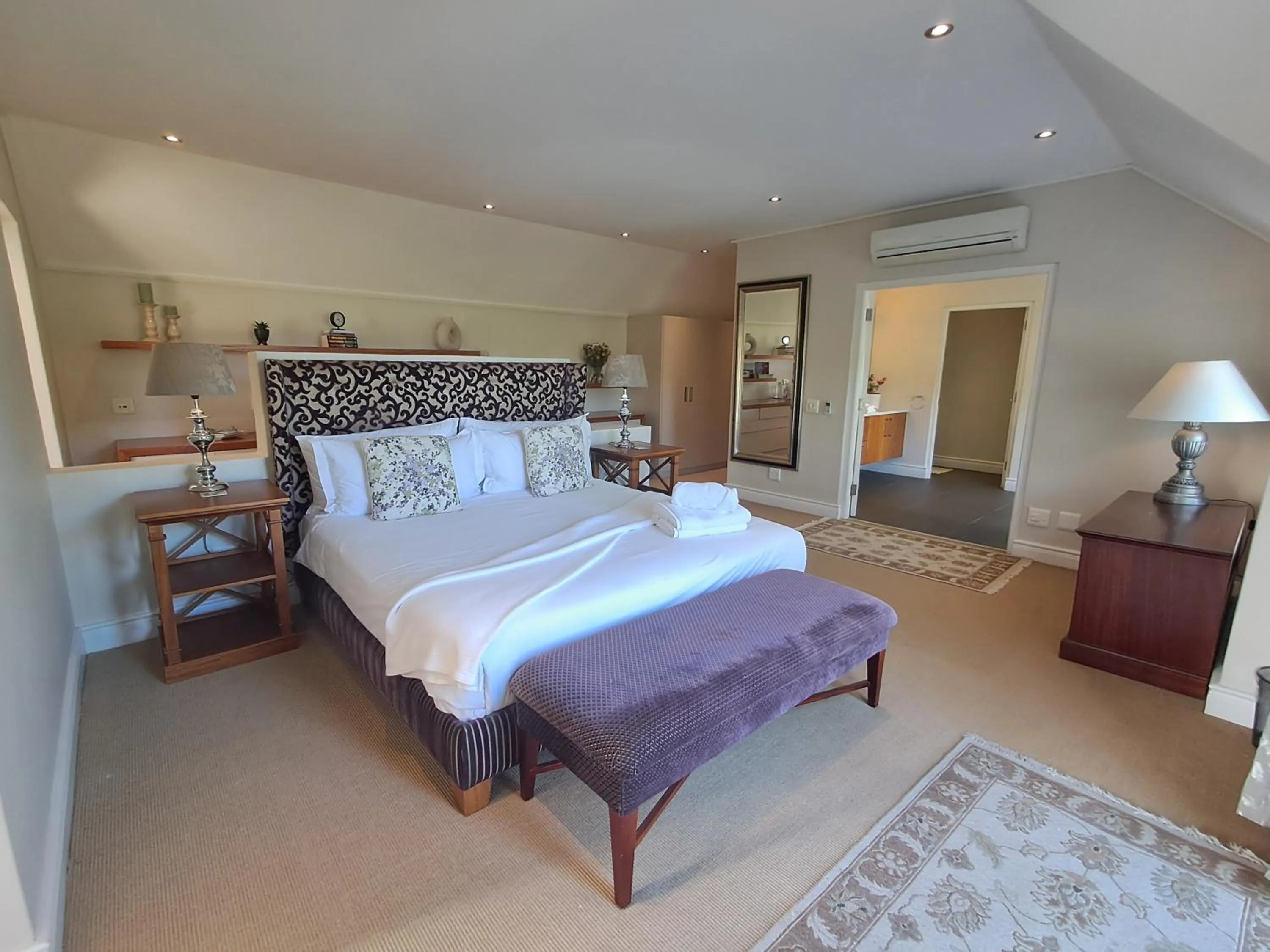 Bedroom, Bed in Wild Mushroom Country House