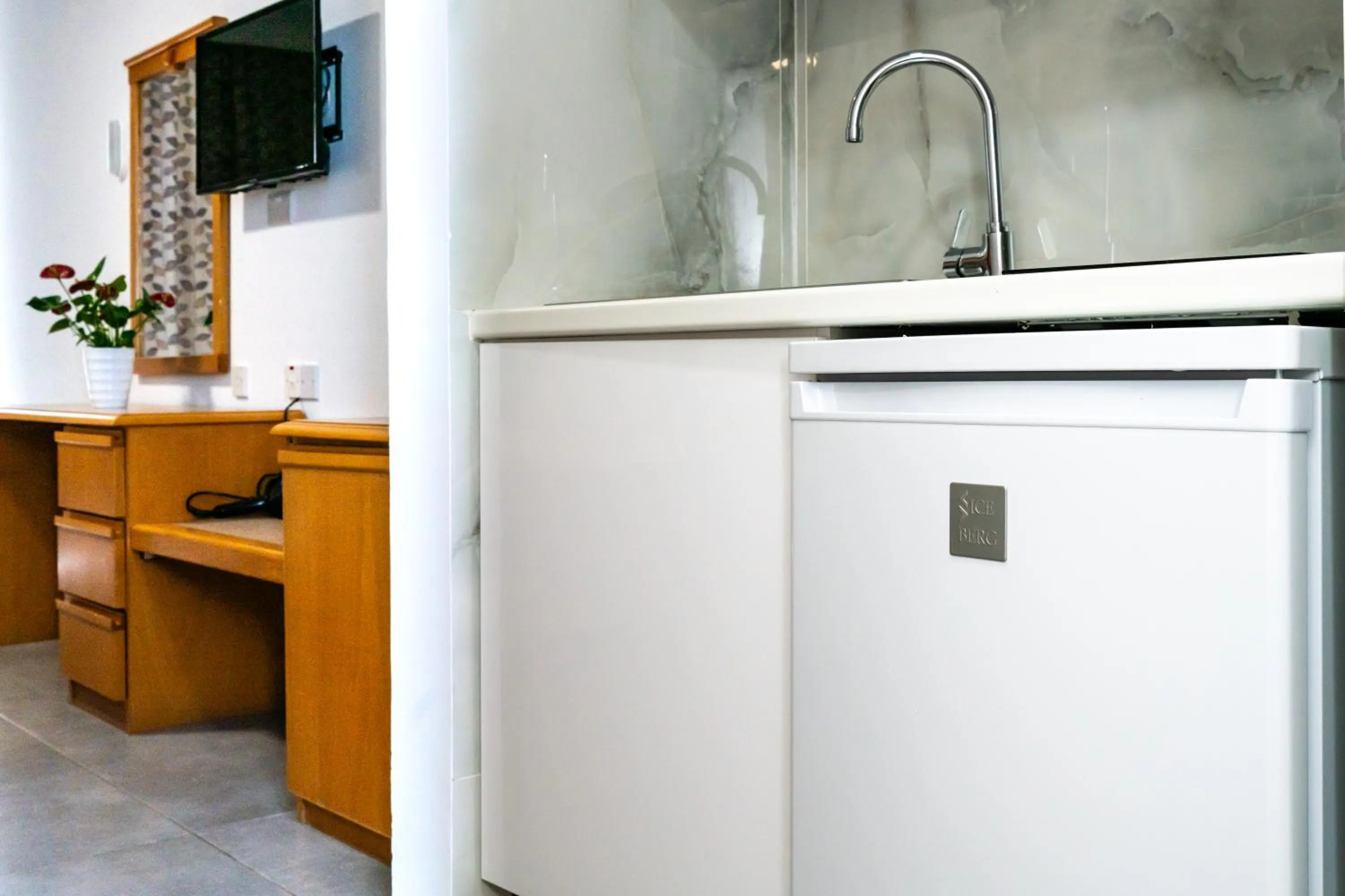 kitchen in Helios Bay Hotel and Suites