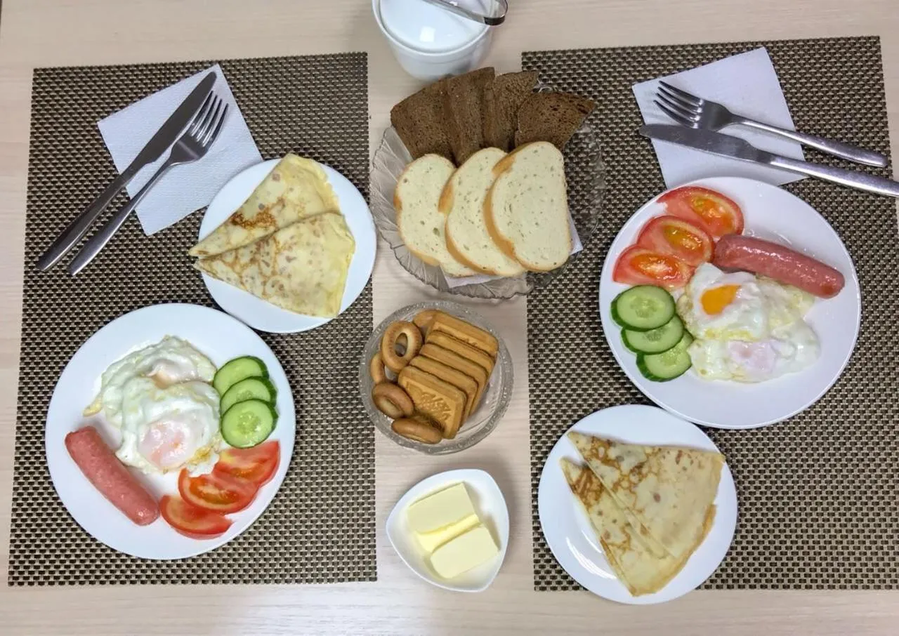 Breakfast in Mini-Hotel Pulsar