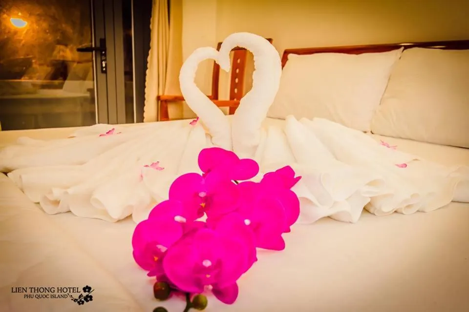 Bed in Lien Thong Hotel