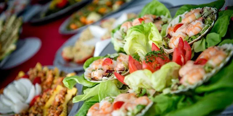 Food close-up in Hotel City