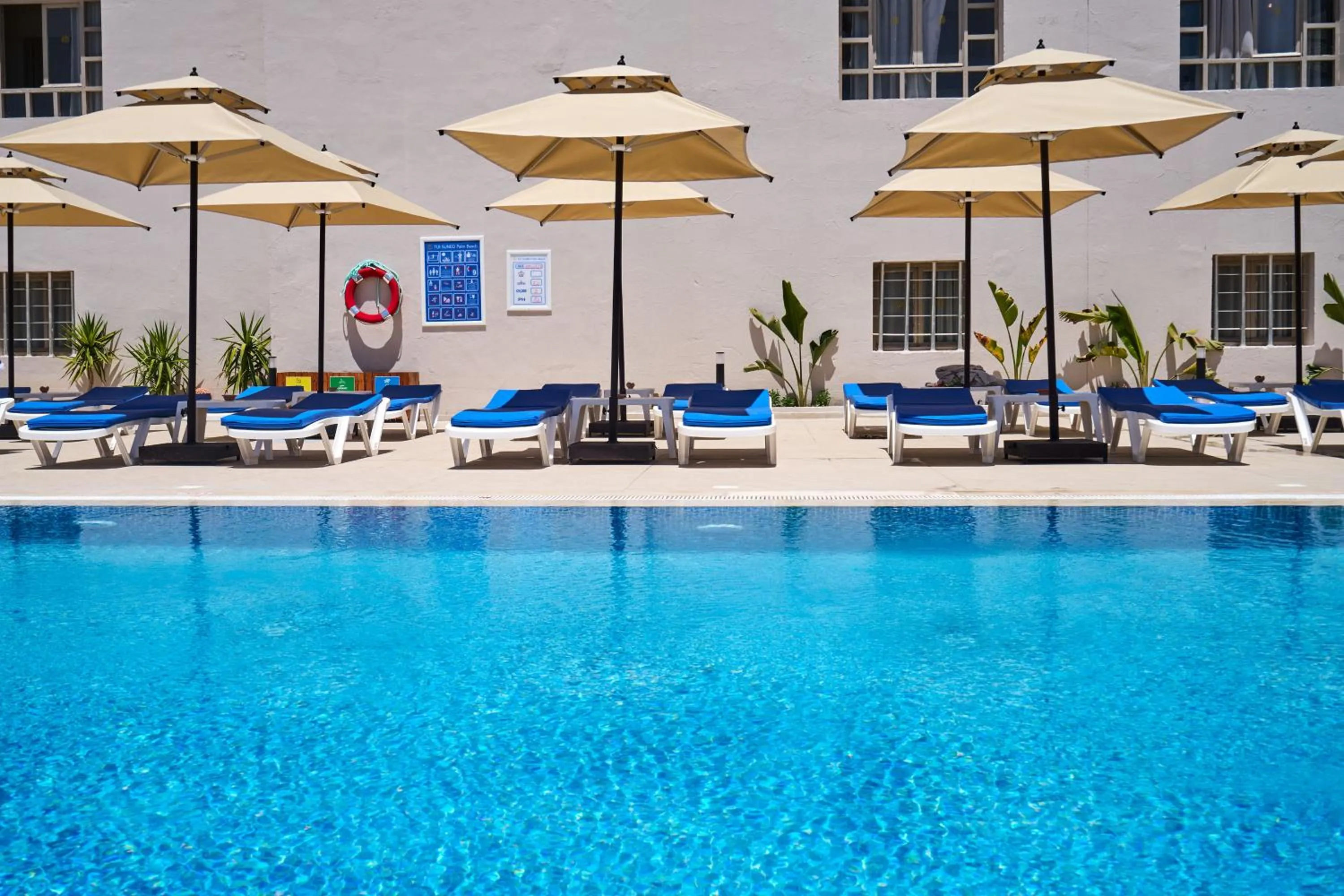 Pool view in TUI SUNEO Palm Beach Skanes - All Inclusive