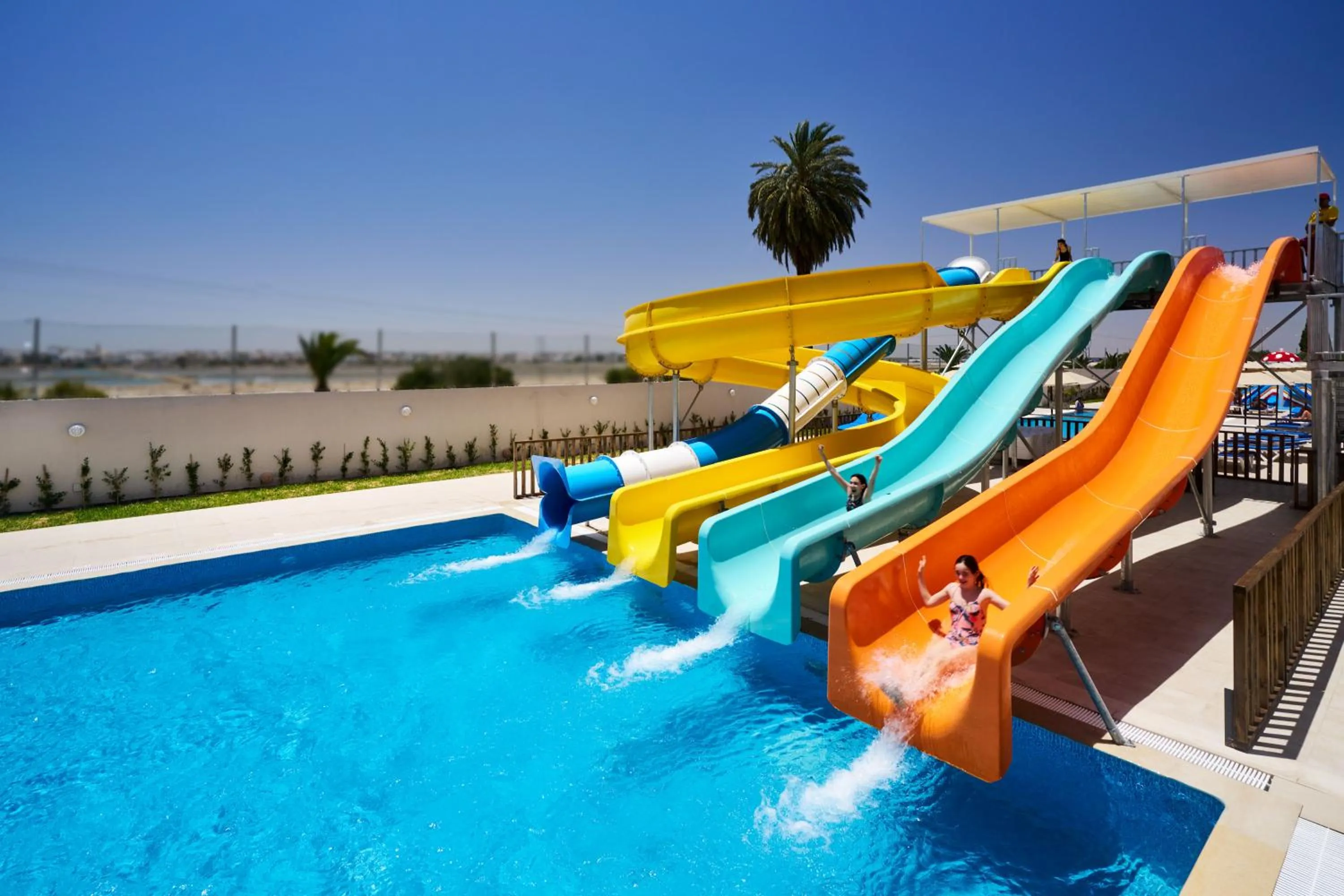 Aqua park in TUI SUNEO Palm Beach Skanes - All Inclusive
