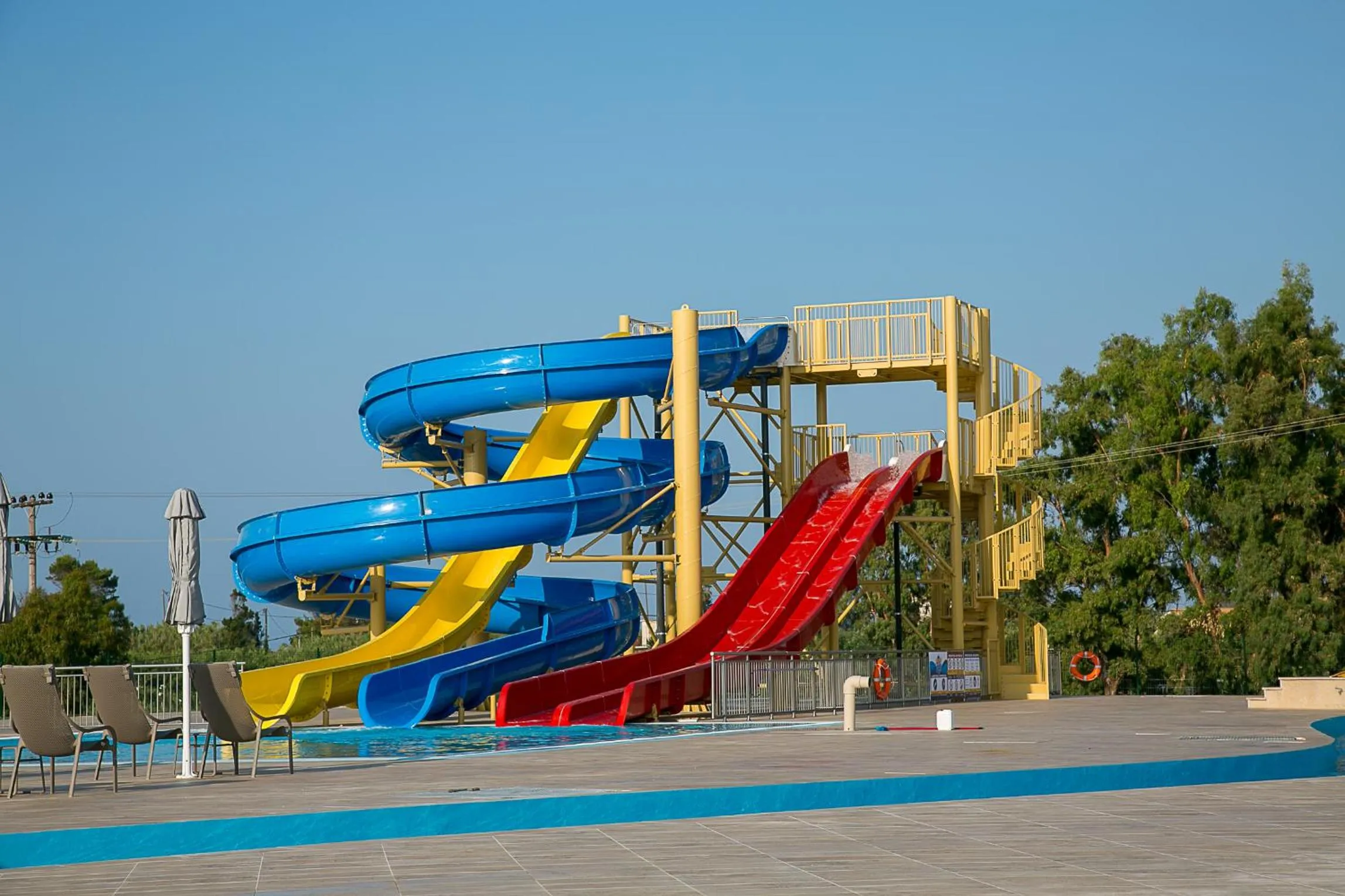 Swimming pool in Apollonion Asterias Resort and Spa