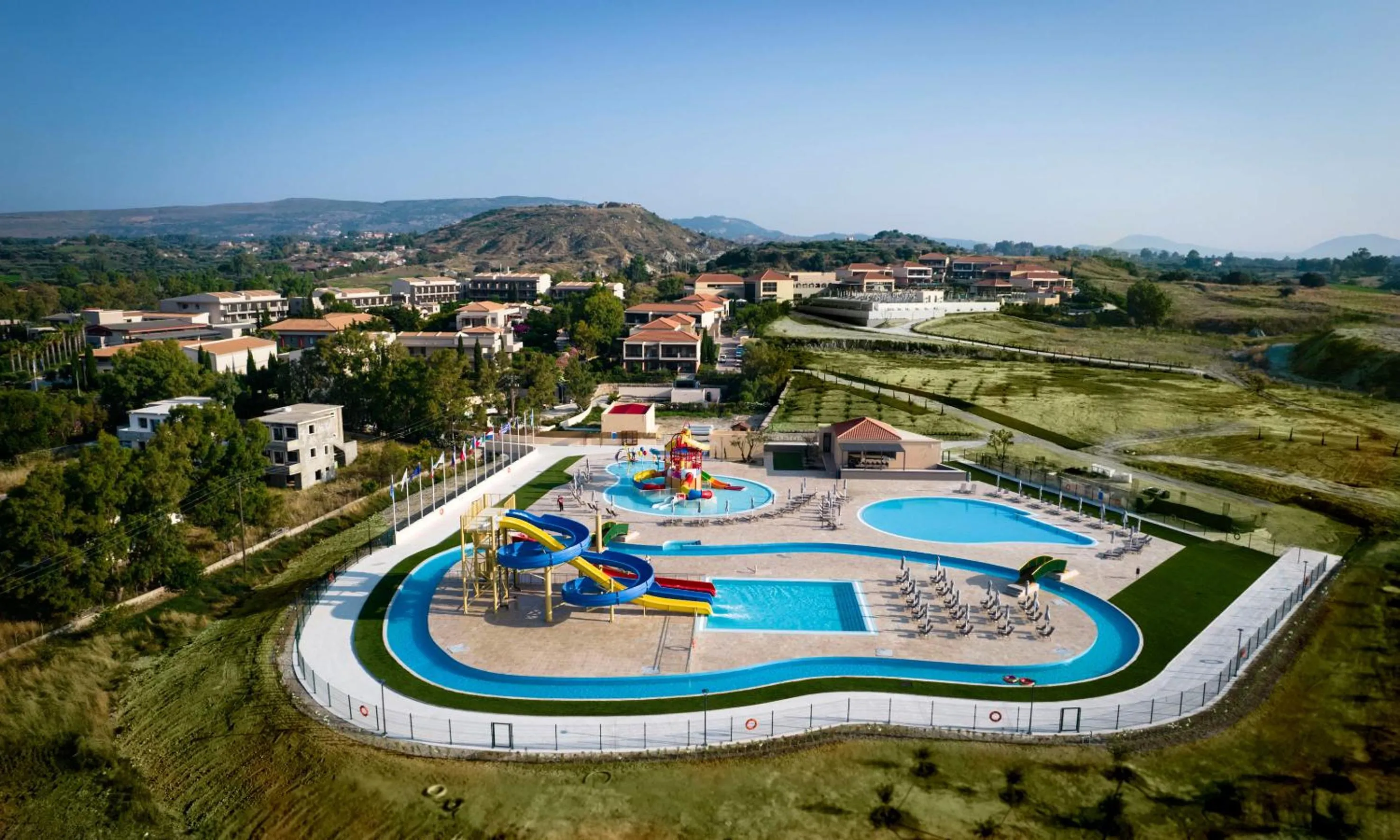 Swimming pool in Apollonion Asterias Resort and Spa
