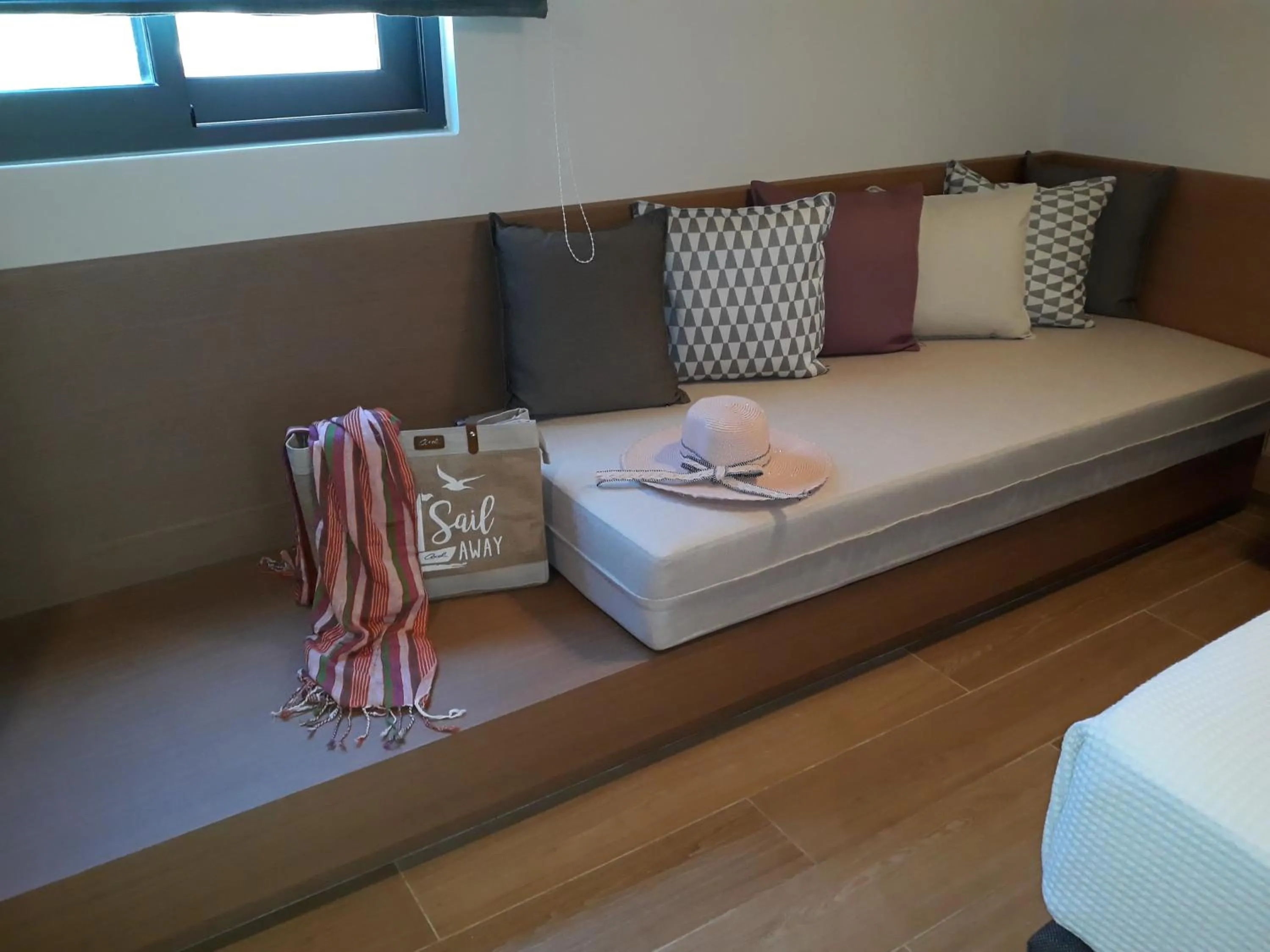 Bed in Apollonion Asterias Resort and Spa