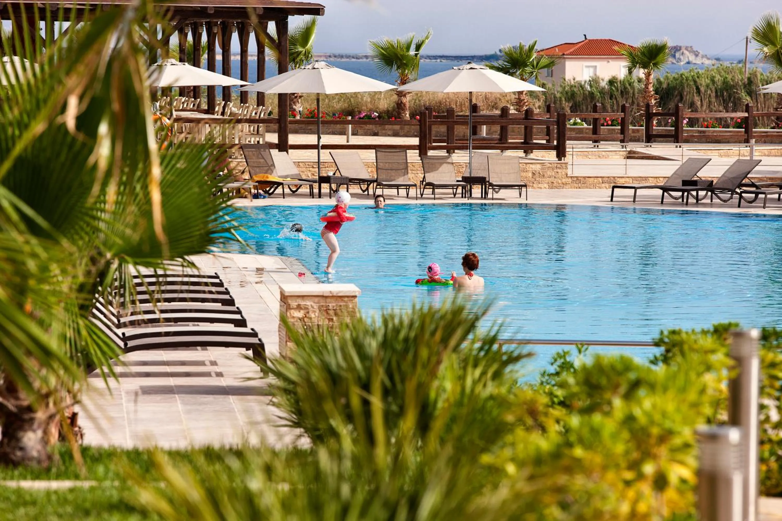 People in Apollonion Asterias Resort and Spa