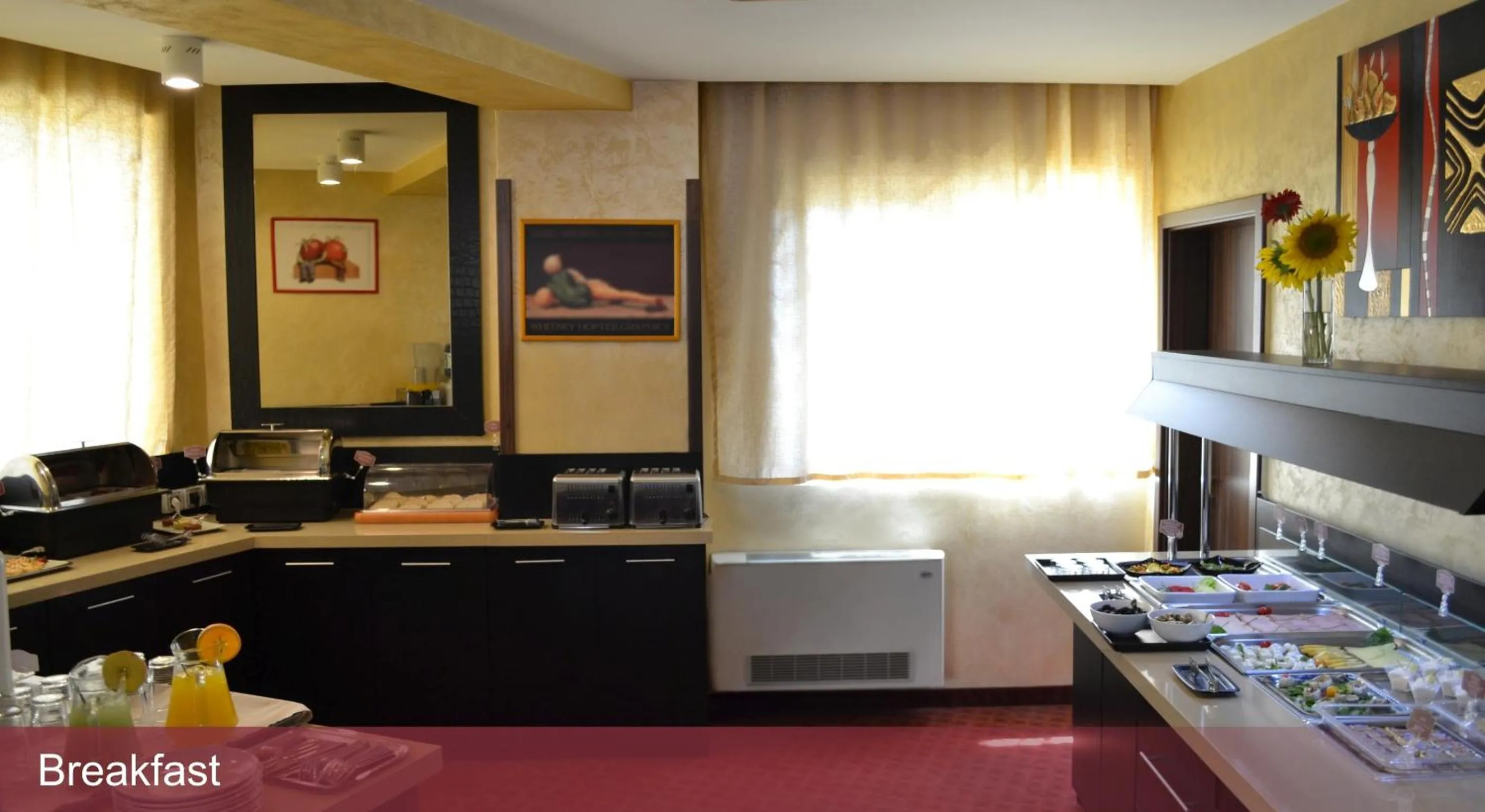 Continental breakfast in INTER BUSINESS Bucharest