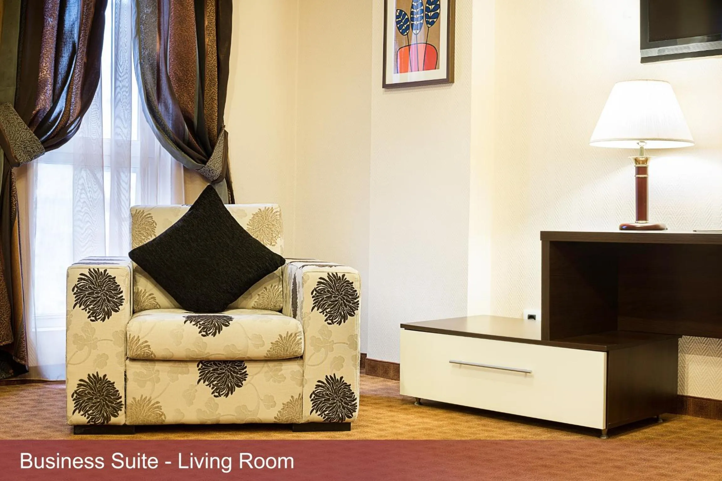 Seating area in INTER BUSINESS Bucharest