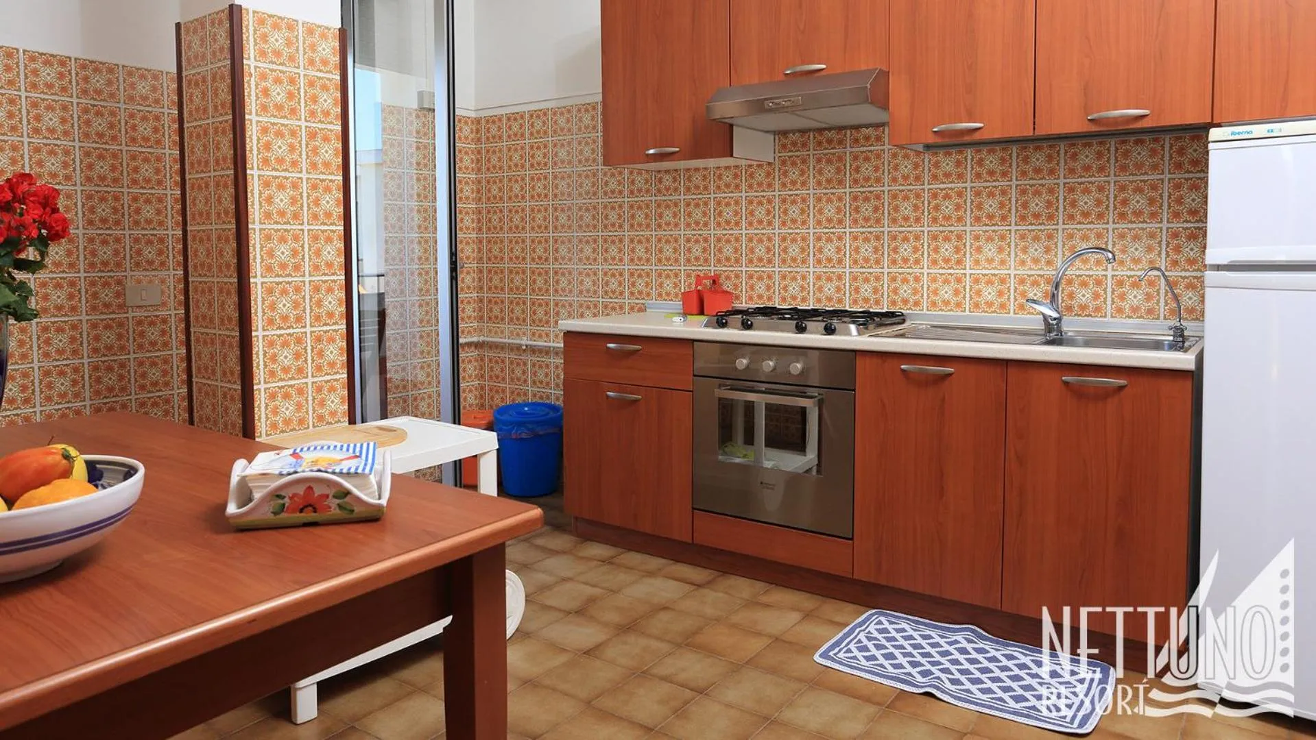 Kitchen or kitchenette in Nettuno Resort