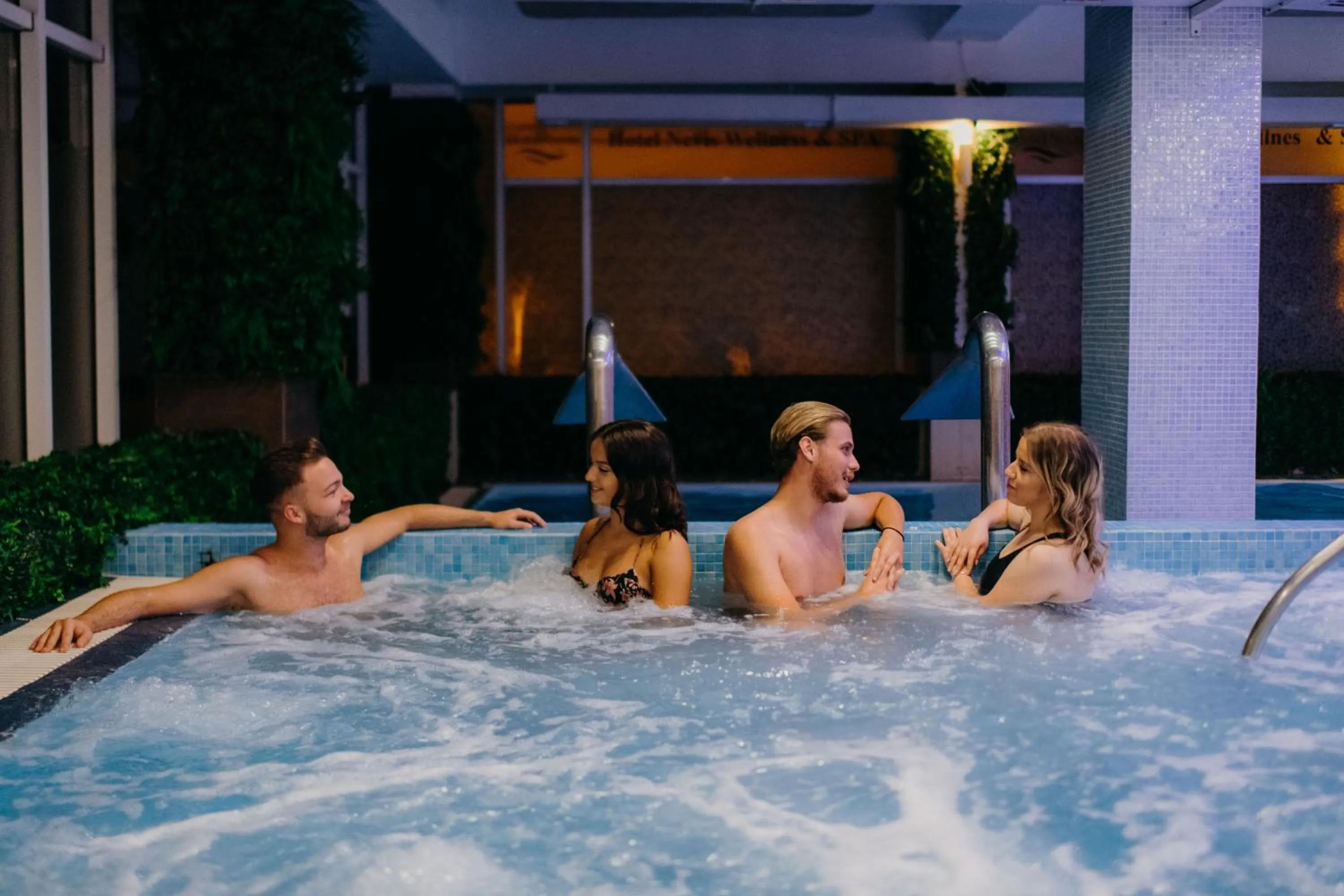 Hot Tub in Hotel Nevis Wellness & SPA