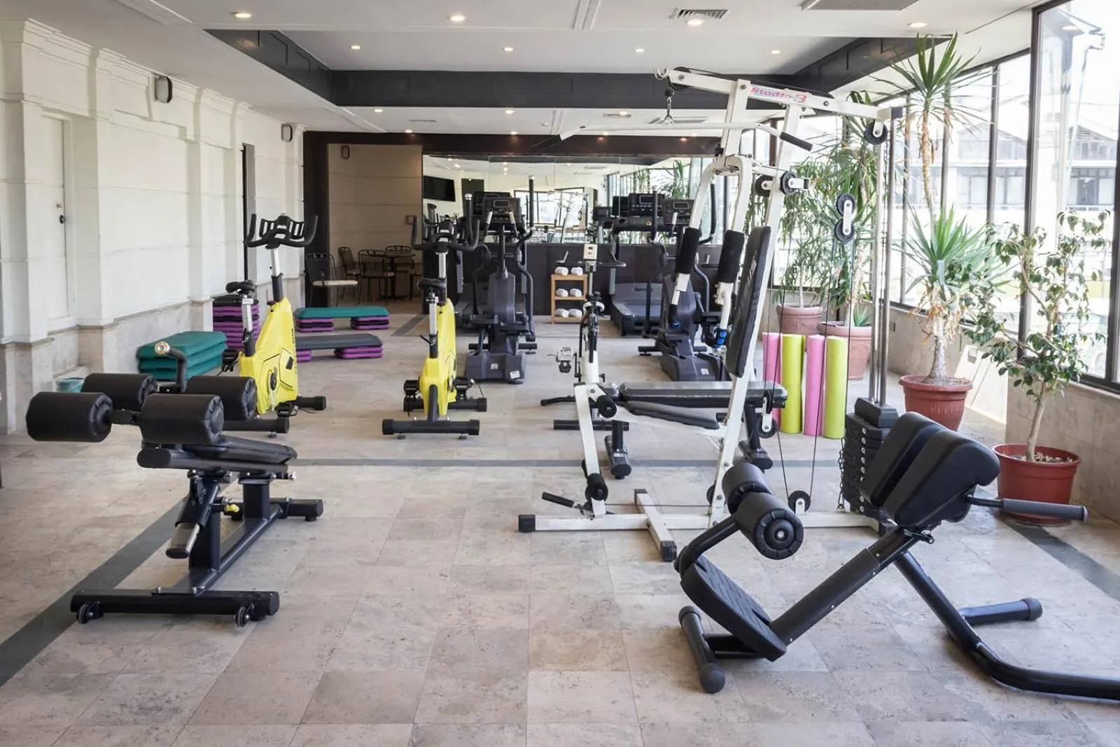 Fitness centre/facilities in Hotel Fundador