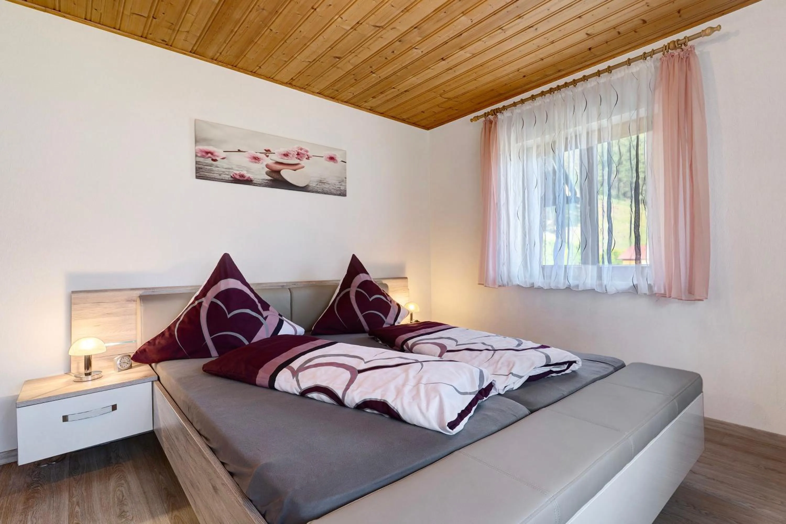 Living room, Bed in Ferienhof Benz