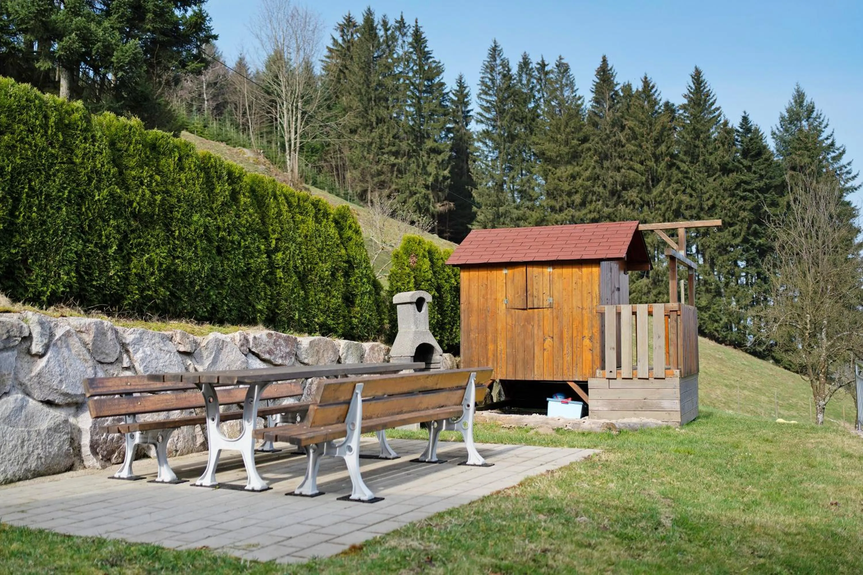 Property building in Ferienhof Benz