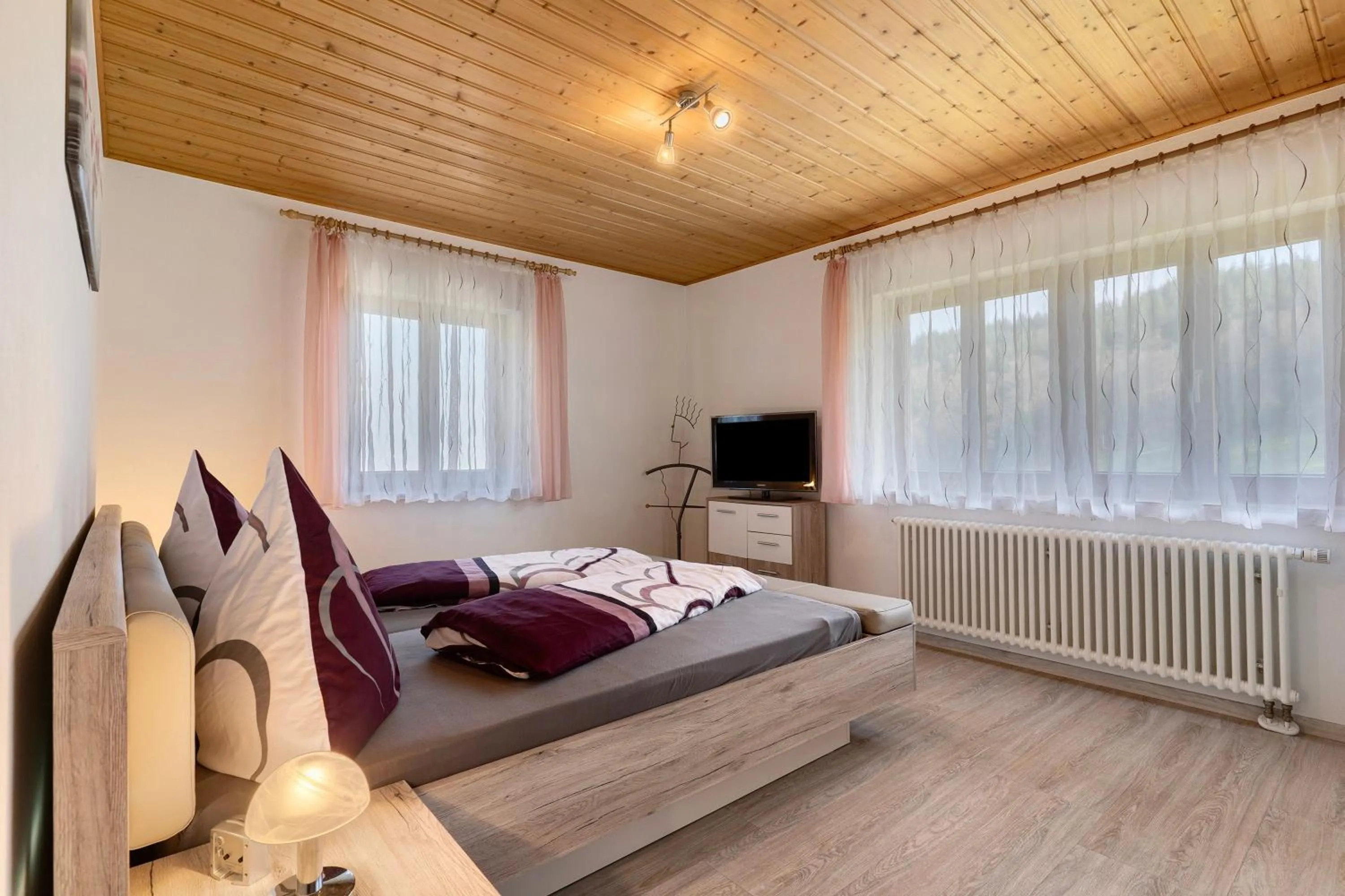 Living room, Bed in Ferienhof Benz