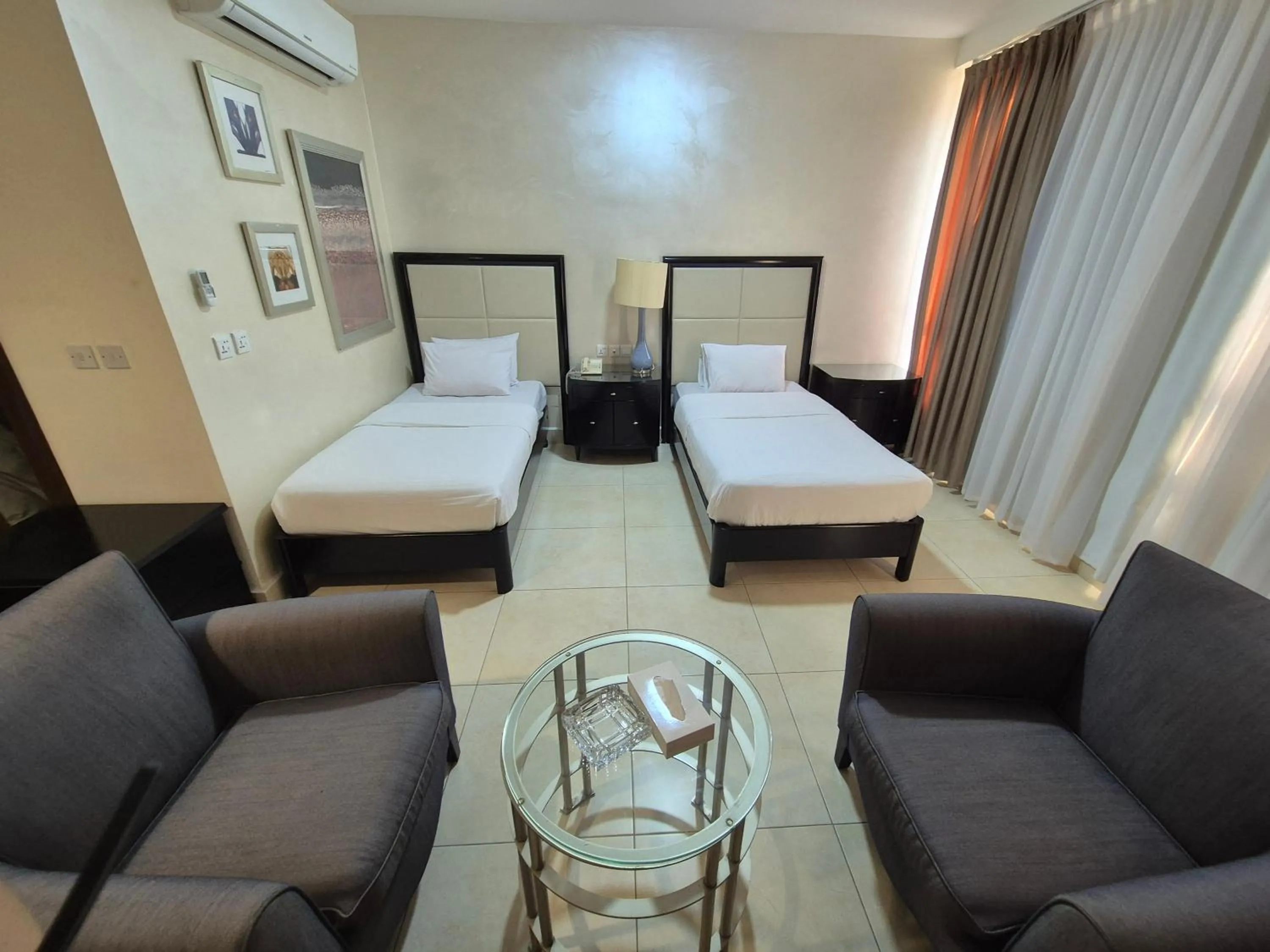 Bed in Le Vendome Hotel