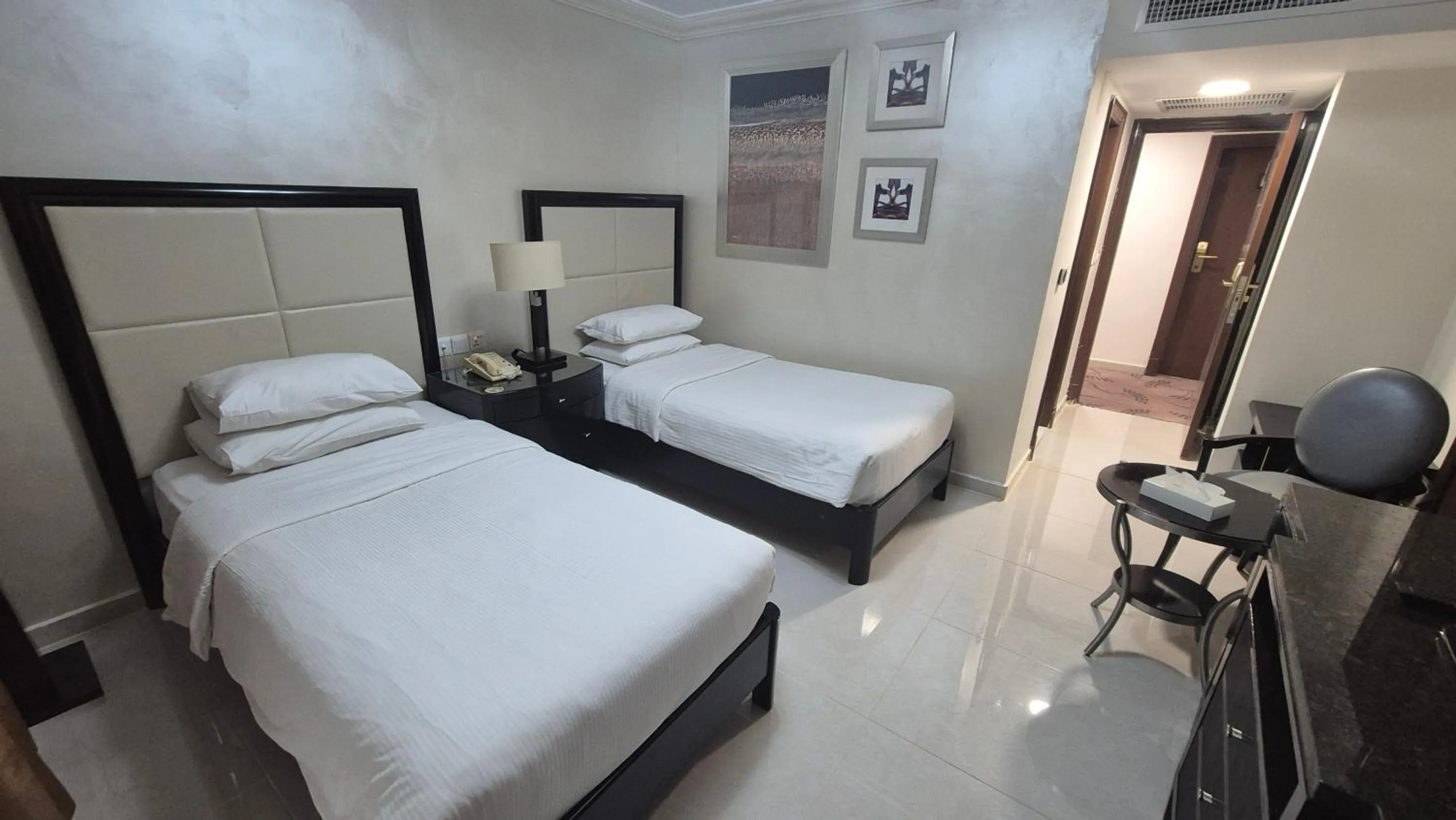 Bed in Le Vendome Hotel