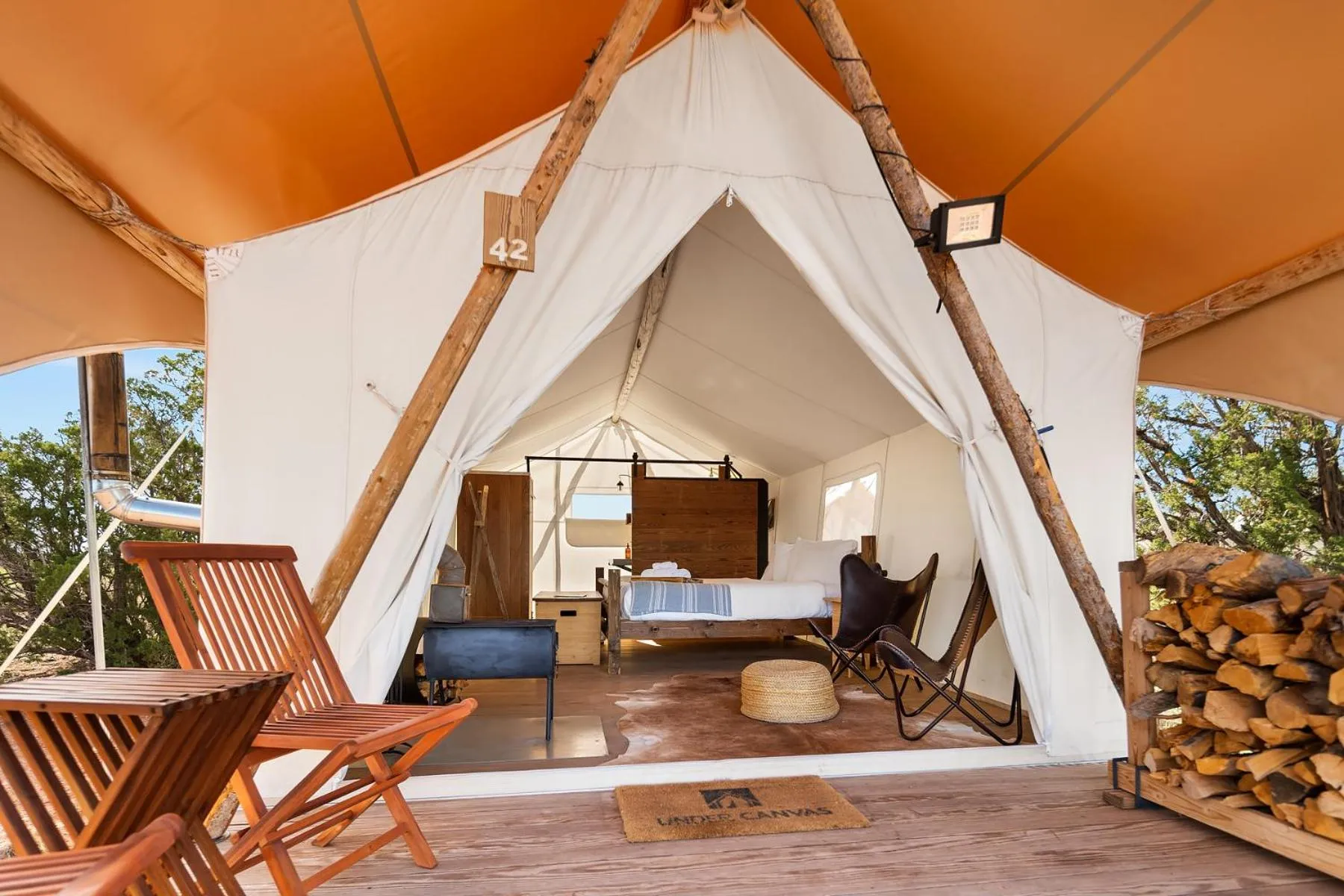 View (from property/room) in Under Canvas Grand Canyon