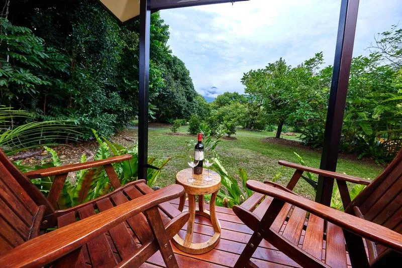 Garden view in Cape Trib Farm