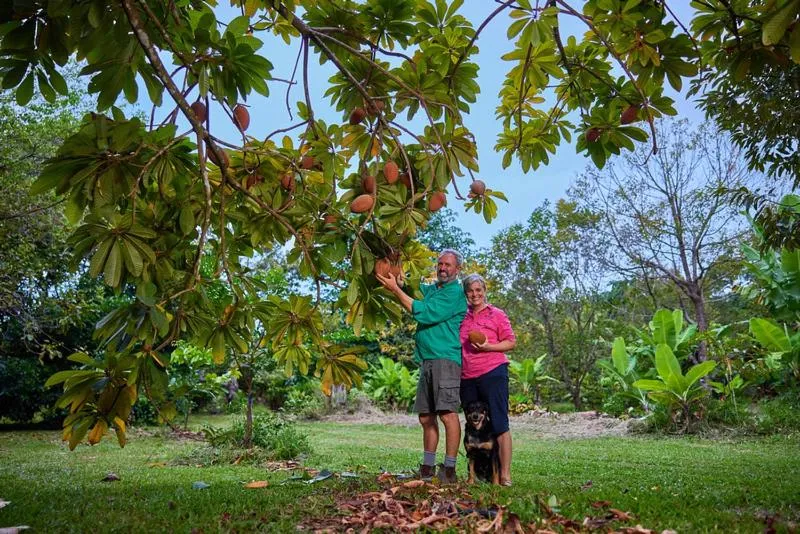 Family in Cape Trib Farm