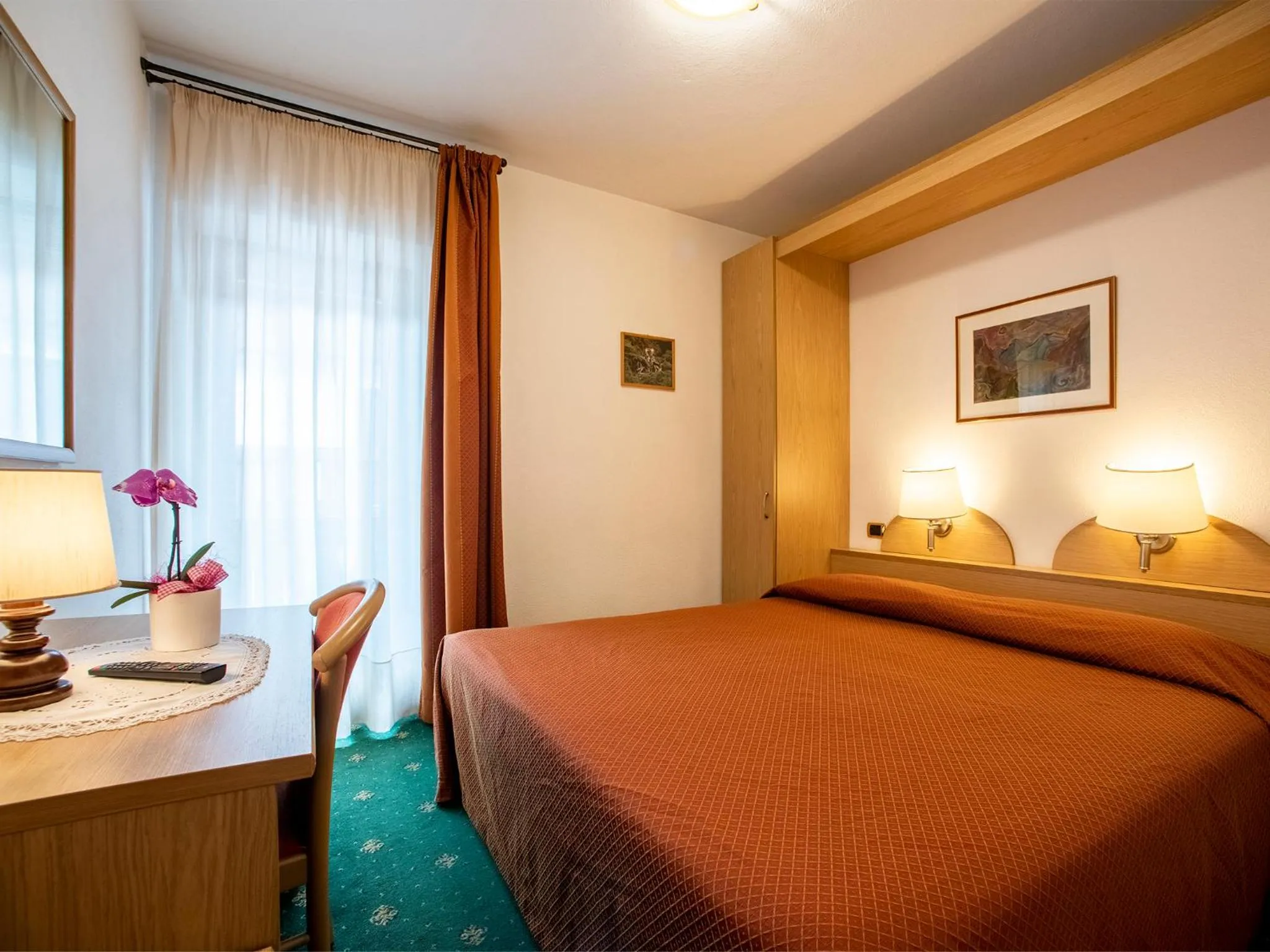 Bed in Hotel Adriana