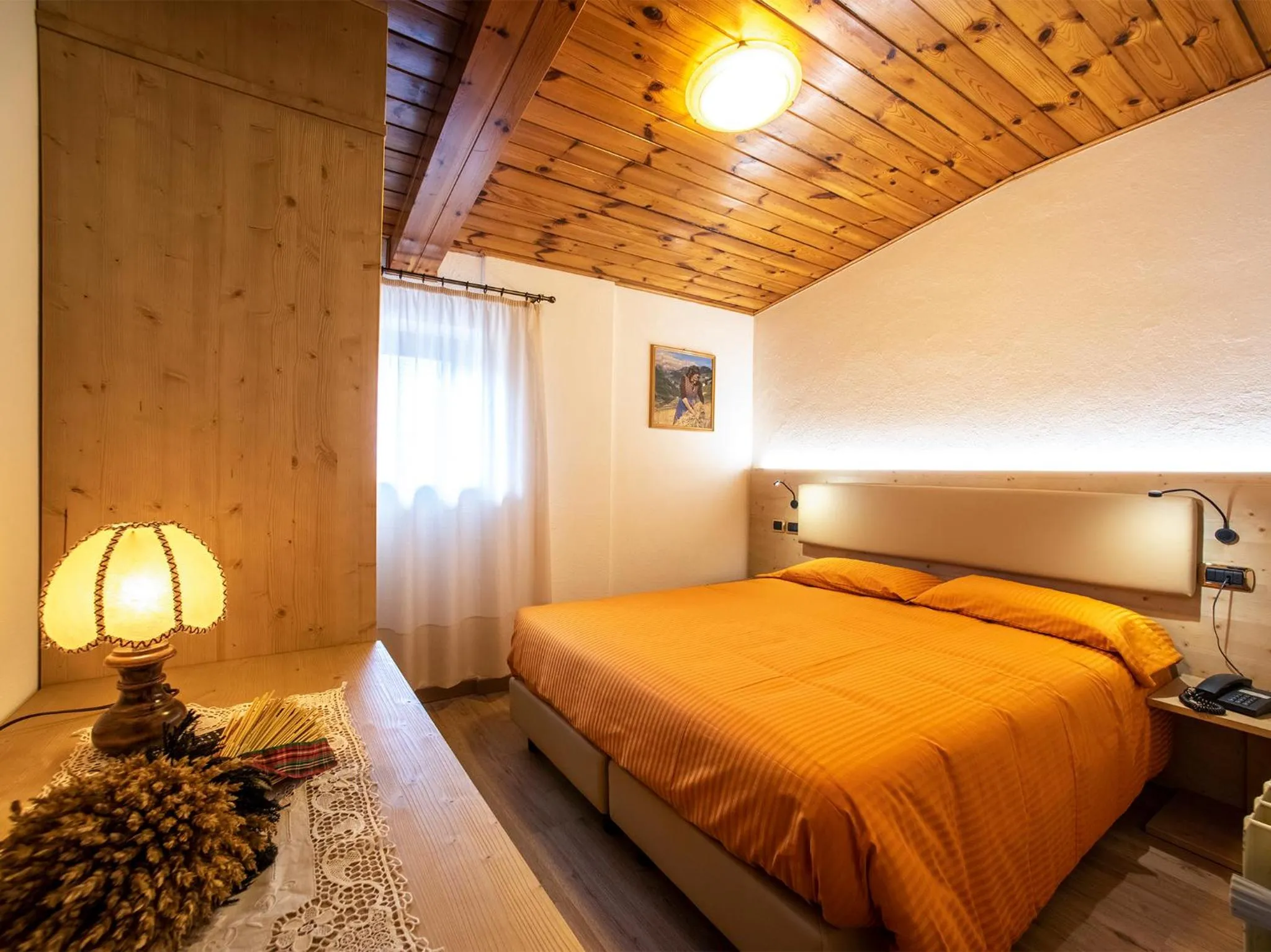 Bed in Hotel Adriana