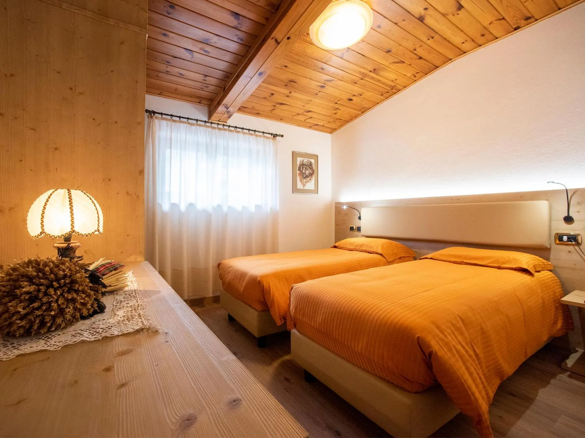 Bed in Hotel Adriana