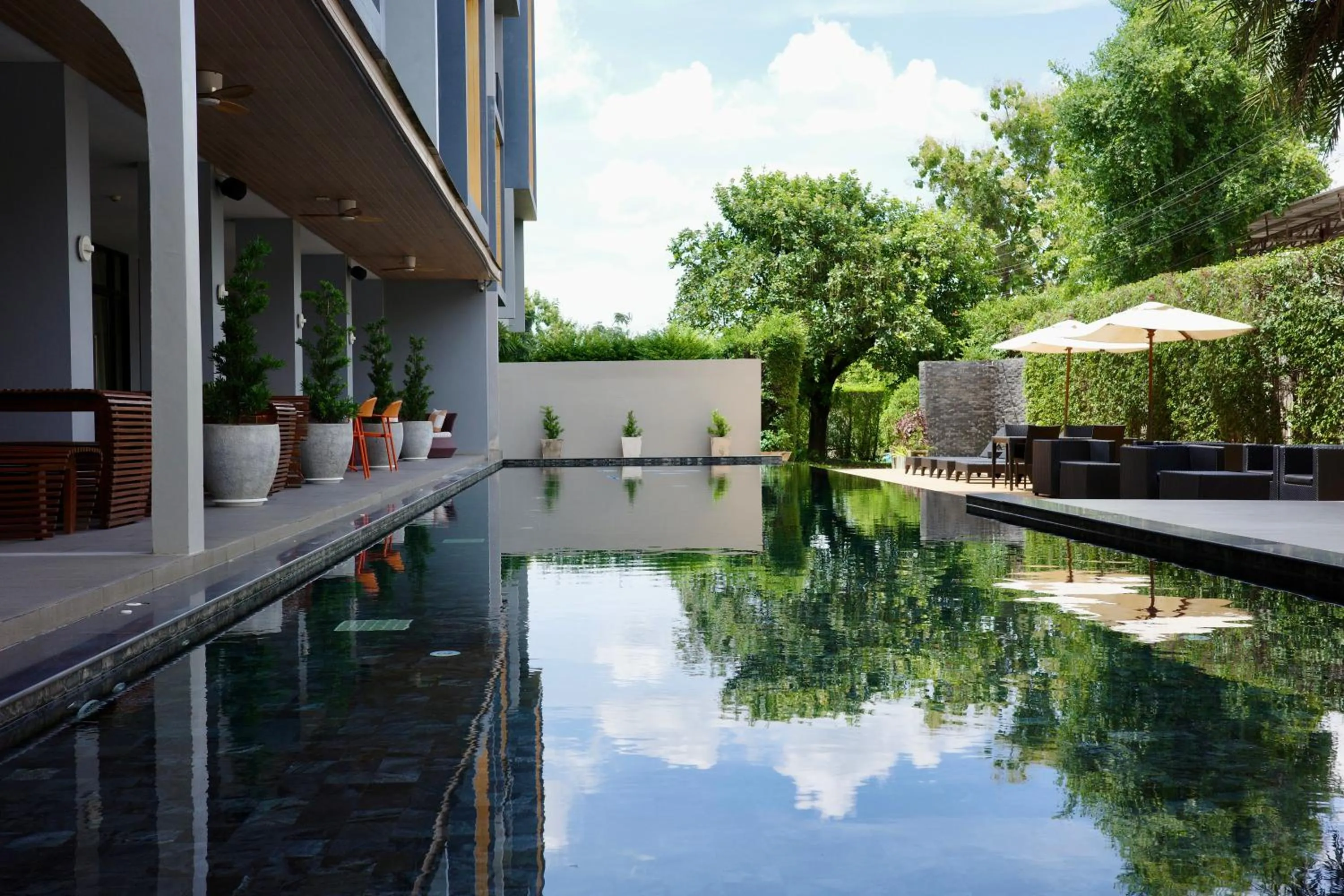 Swimming pool in The Zense Boutique Hotel
