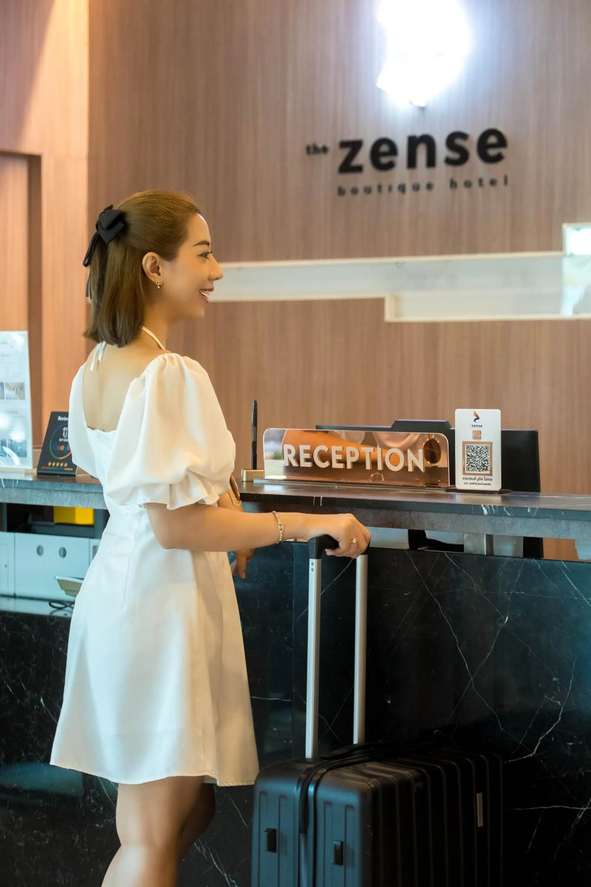 group of guests in The Zense Boutique Hotel