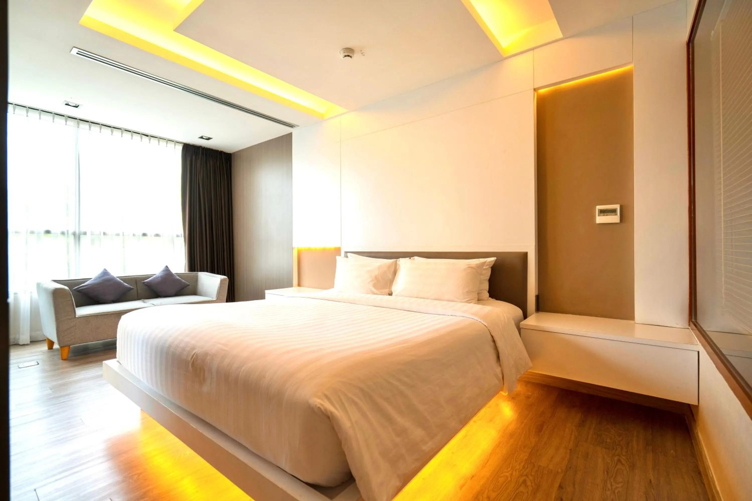 Bedroom, Bed in The Zense Boutique Hotel