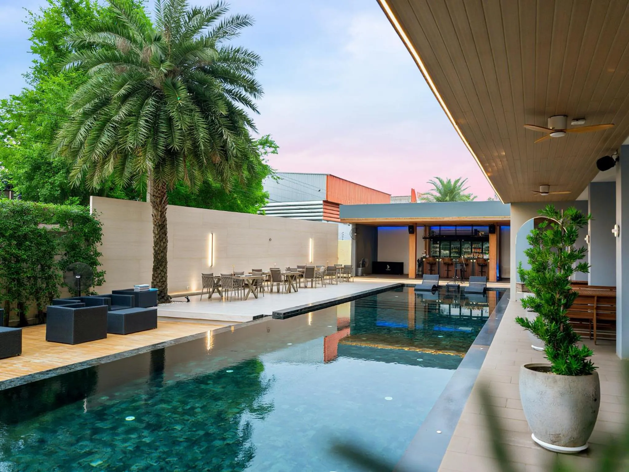 Swimming pool in The Zense Boutique Hotel