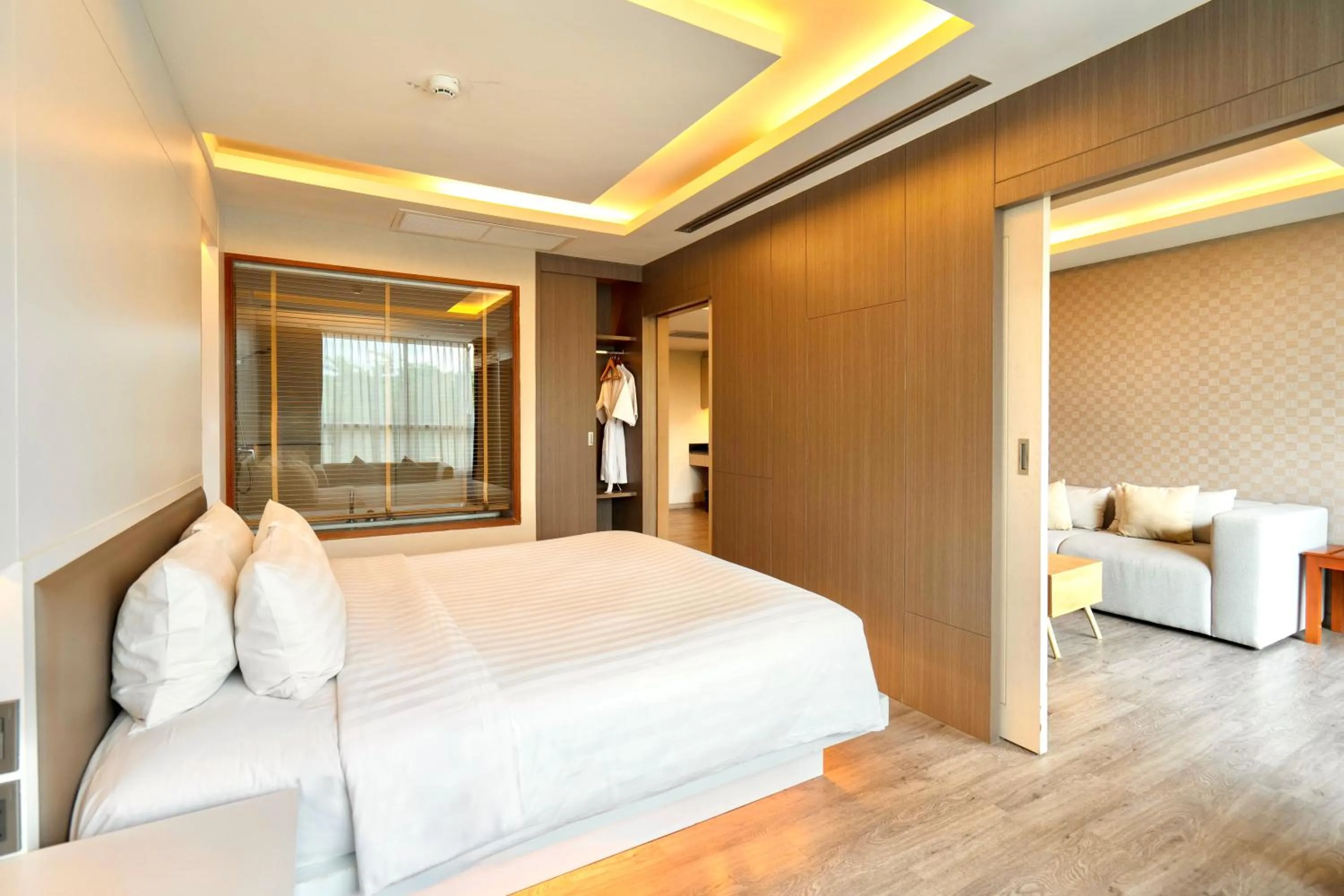 Bedroom, Bed in The Zense Boutique Hotel