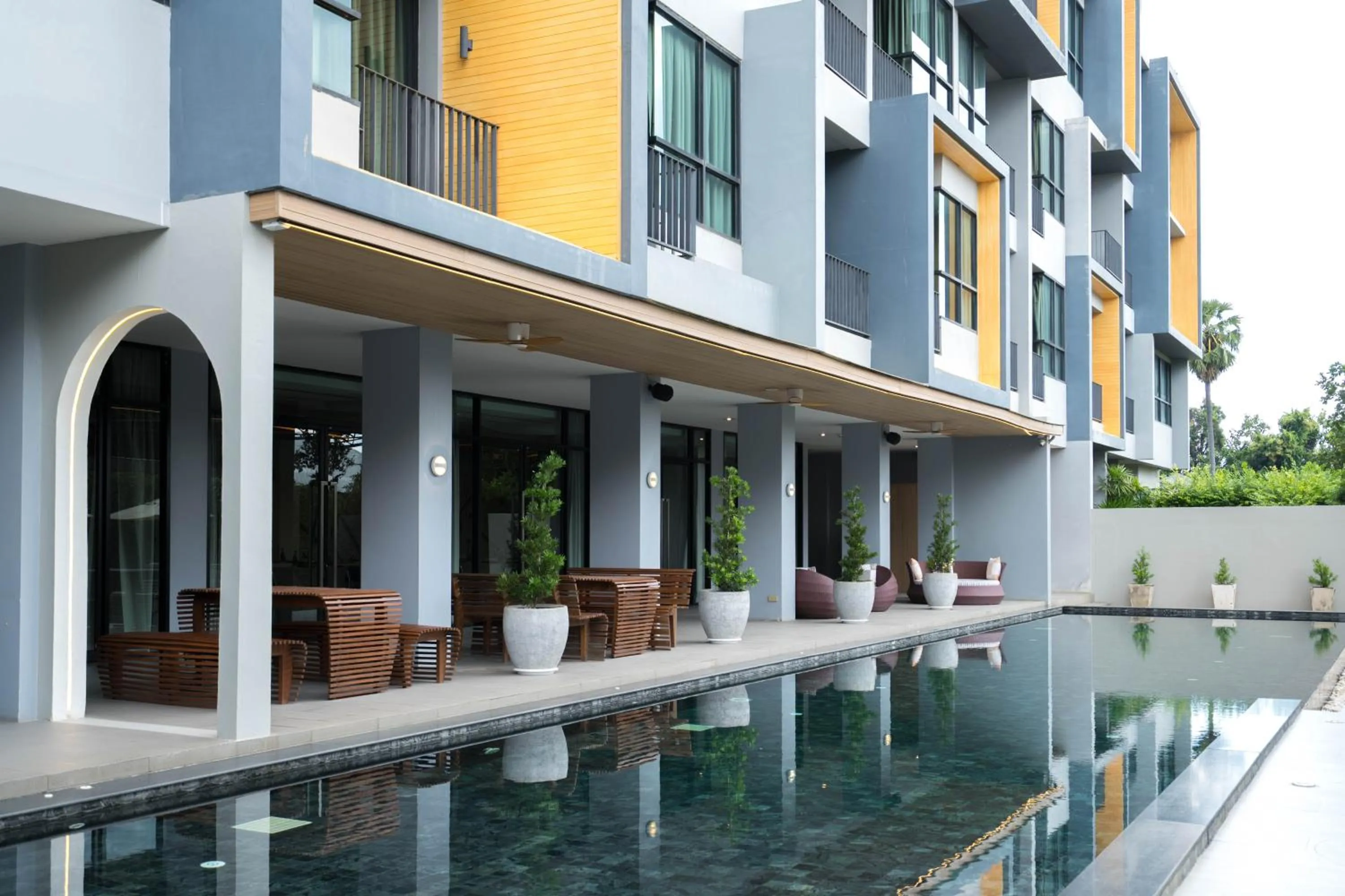 Swimming pool in The Zense Boutique Hotel