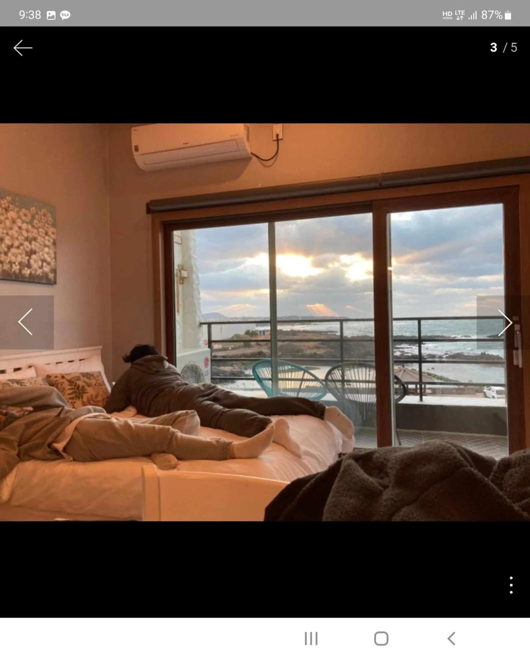 Bed in Pension Haneul Tari