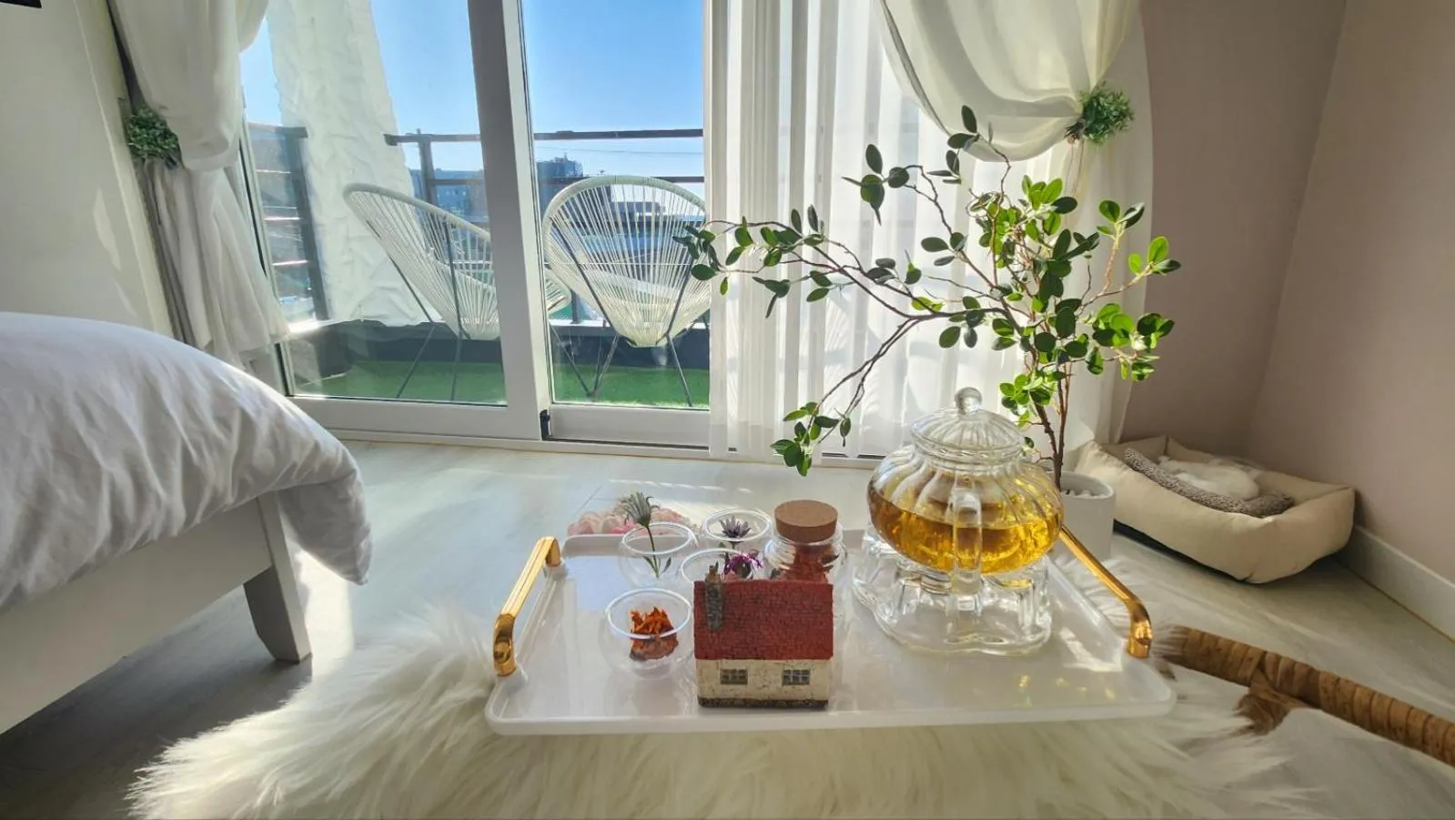 Bed in Pension Haneul Tari