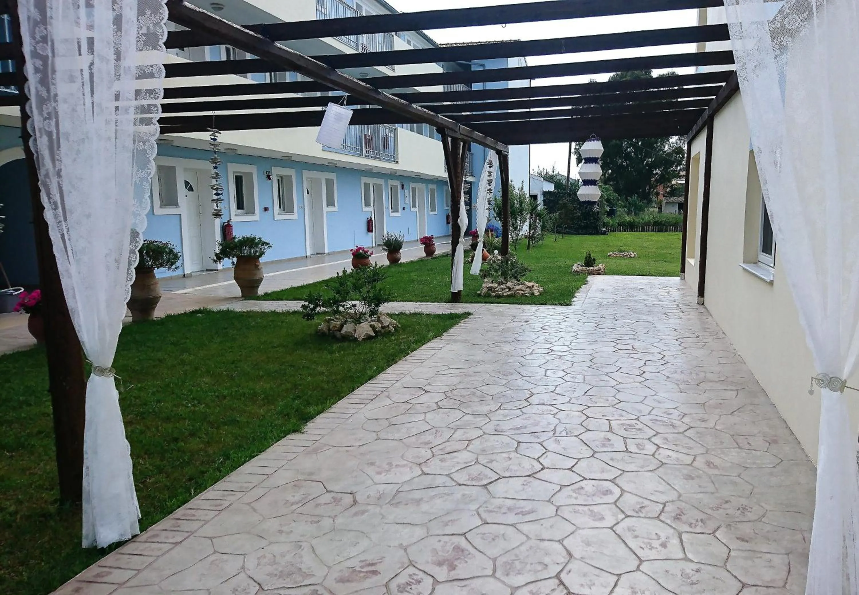 Inner courtyard view in Christakis