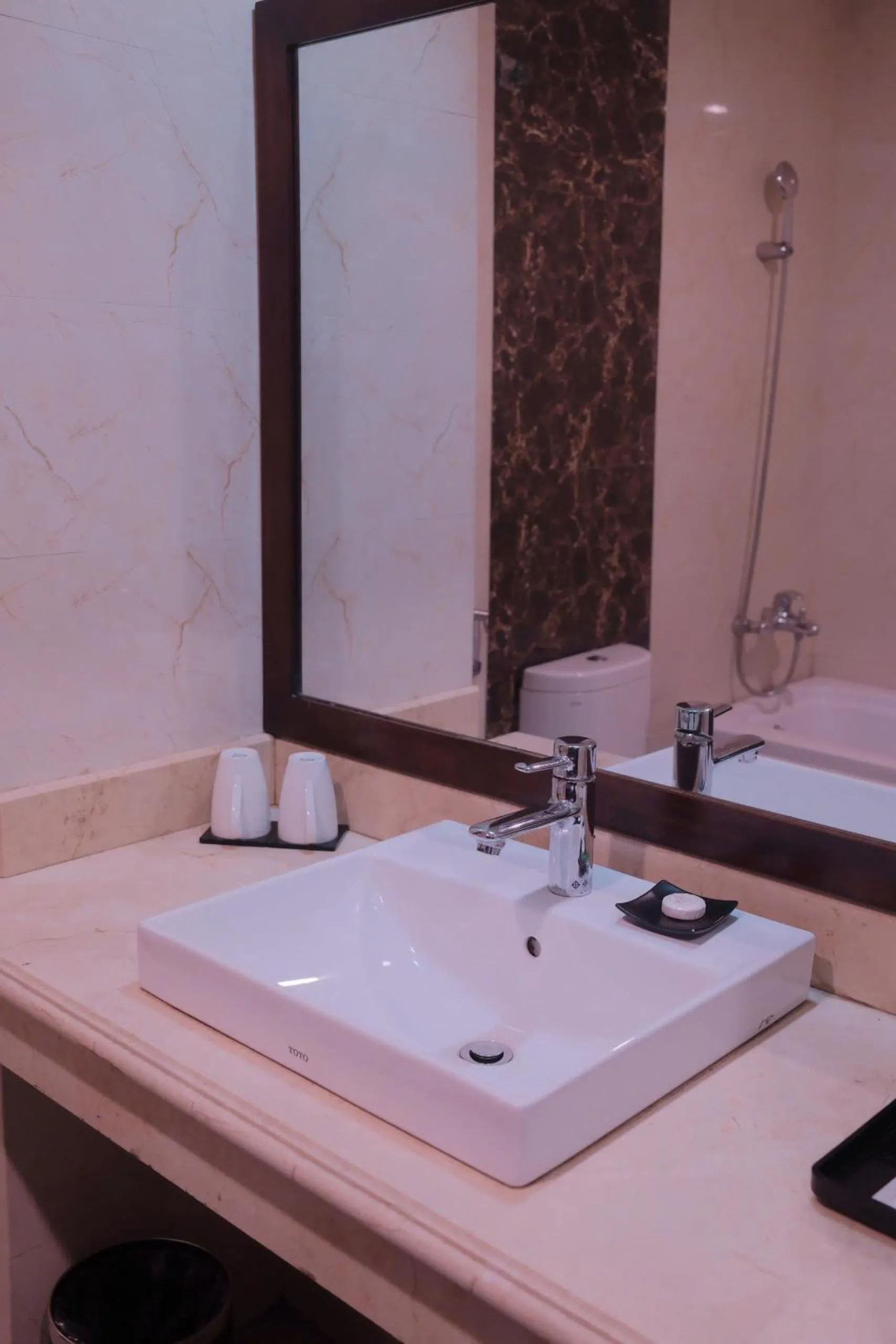 Bathroom in Muong Thanh Vinh Hotel